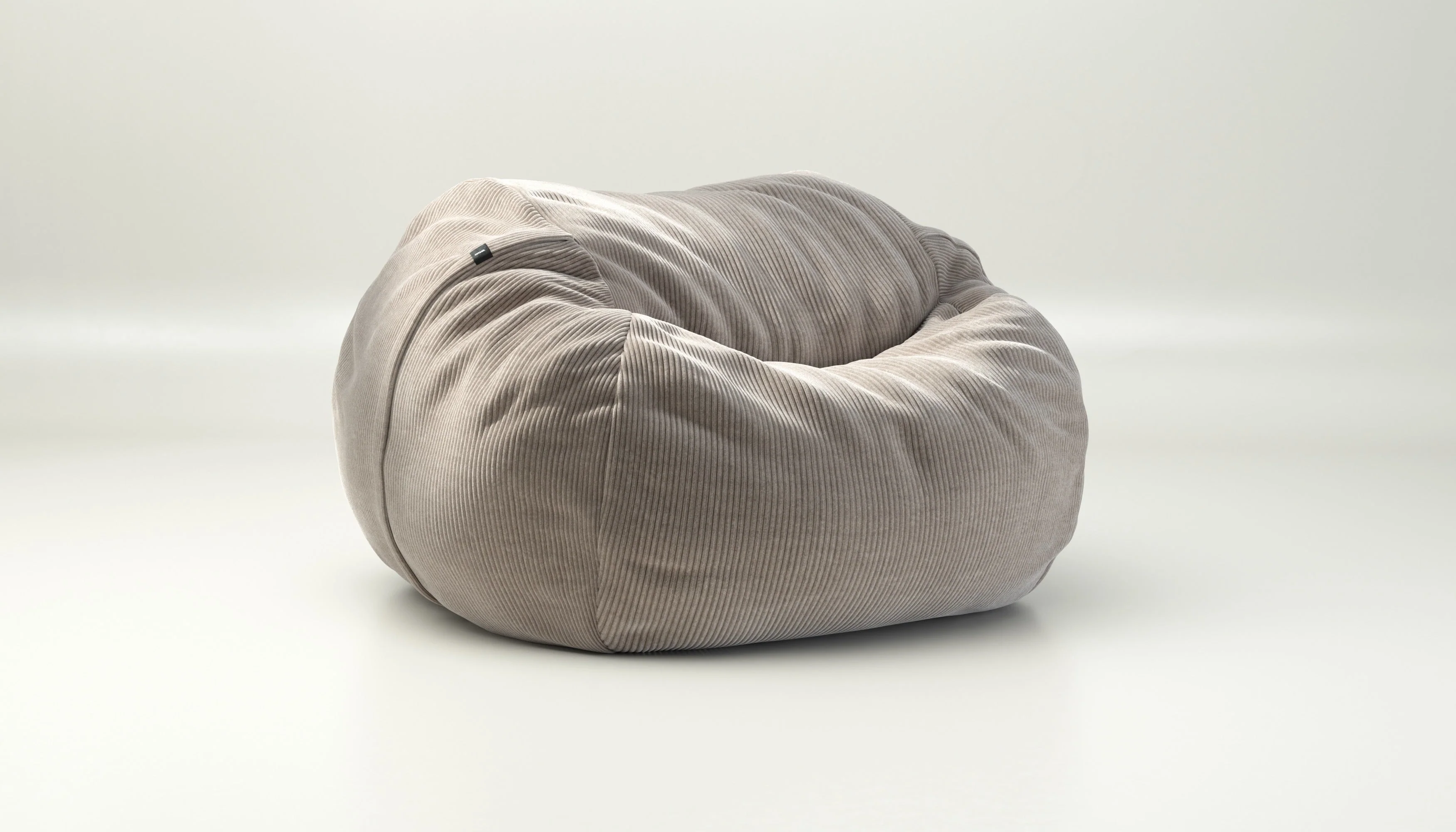 vetsak | Zitzak Large - Cord Velour - Platinum