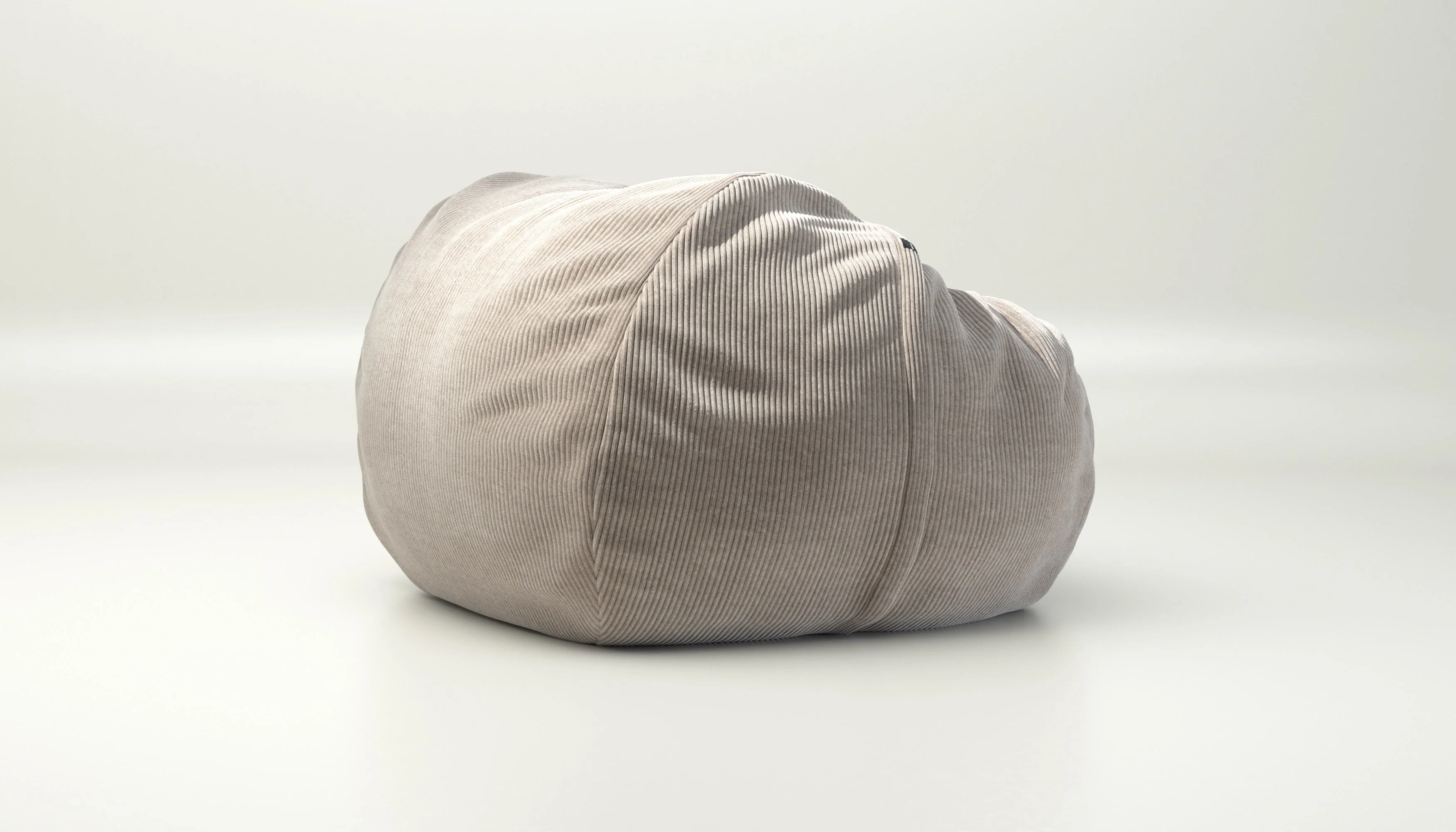 vetsak | Zitzak Large - Cord Velour - Platinum - Image 2