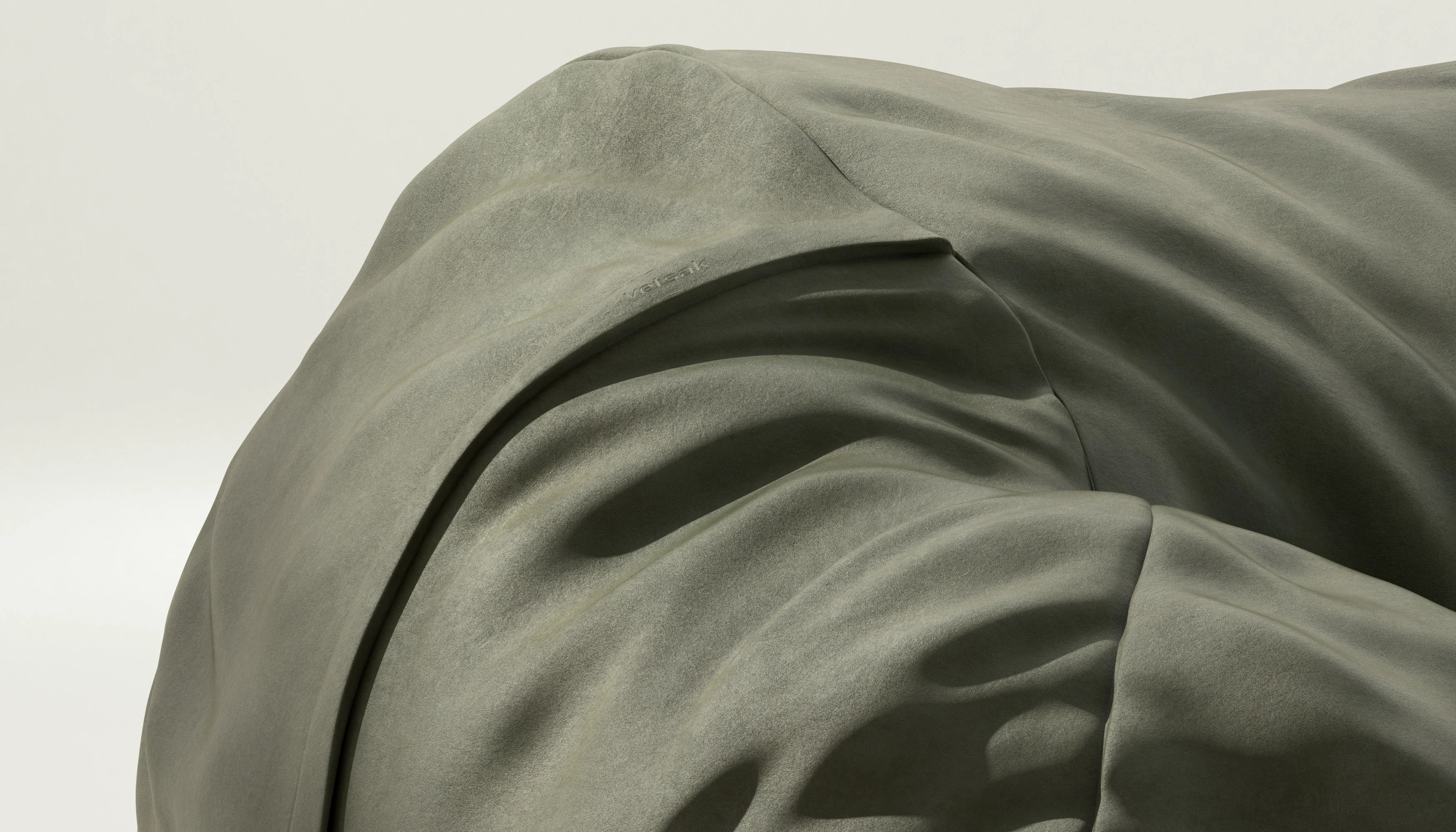 vetsak | Zitzak Large - Leather - Olive - Image 3