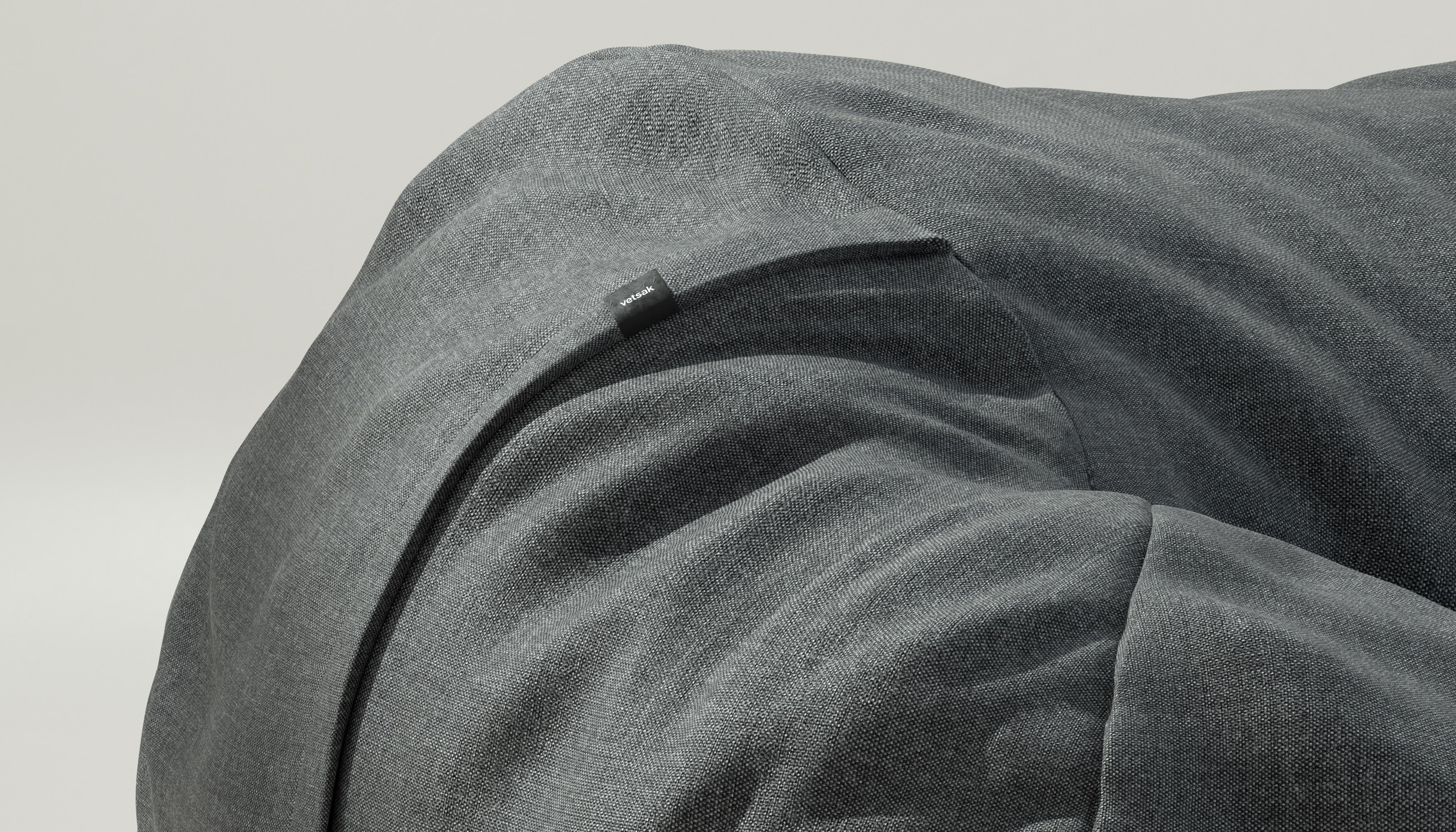 vetsak | Zitzak Large - Pique - Dark Grey - Image 3