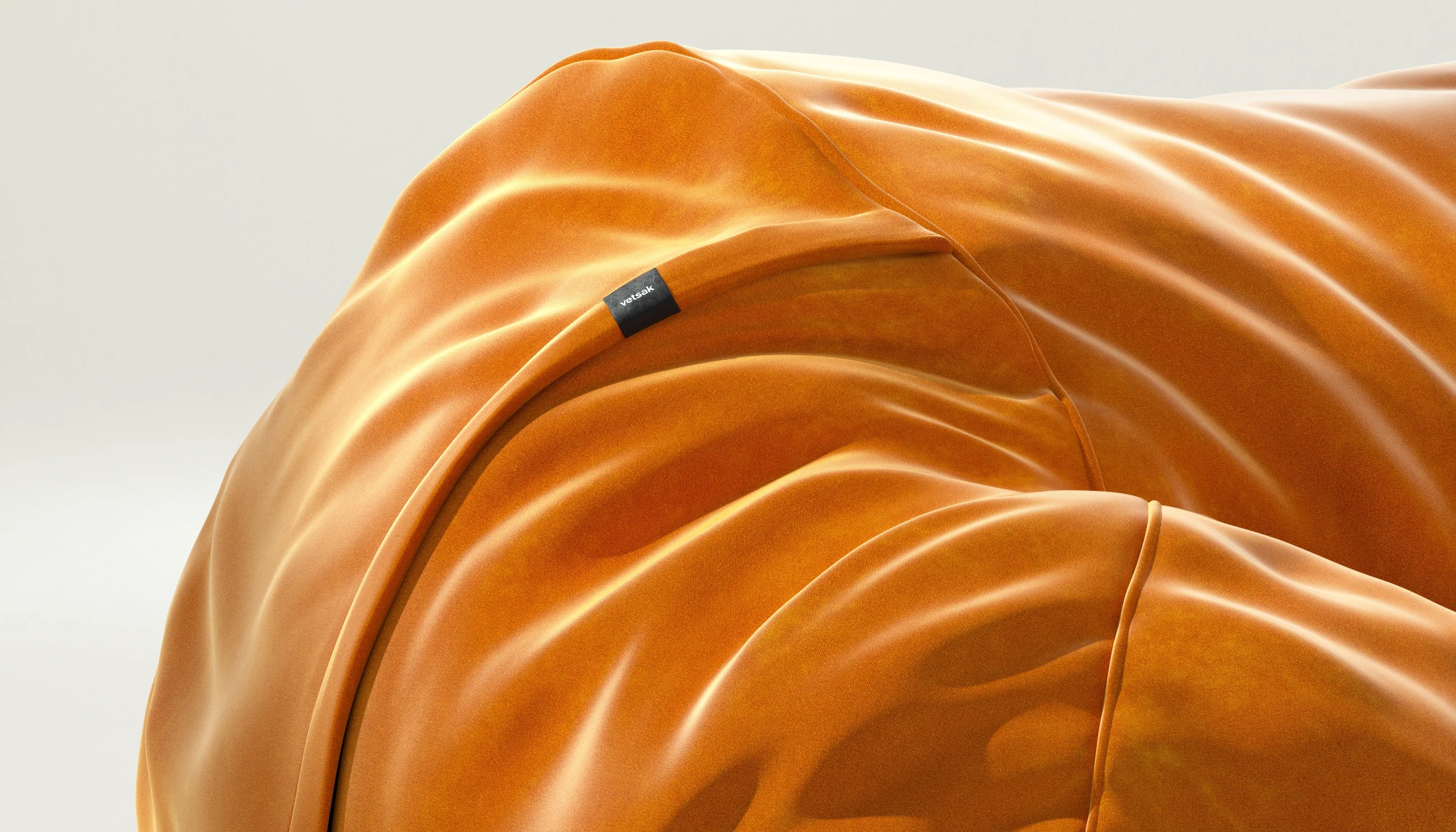 vetsak | Zitzak Large - Suave - Orange Blaze - Image 3