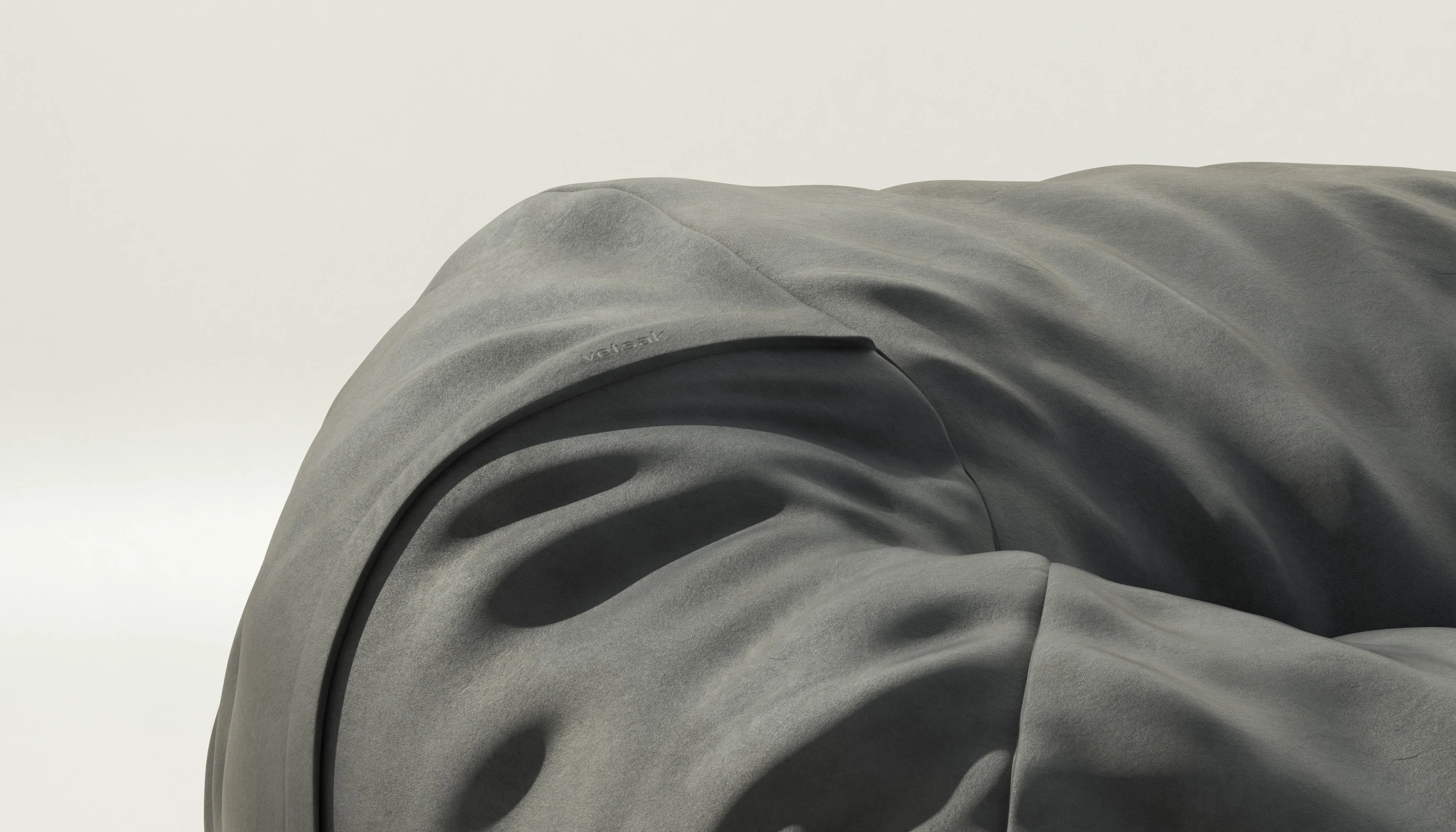 vetsak | Zitzak Medium - Leather - Dark Grey - Image 3