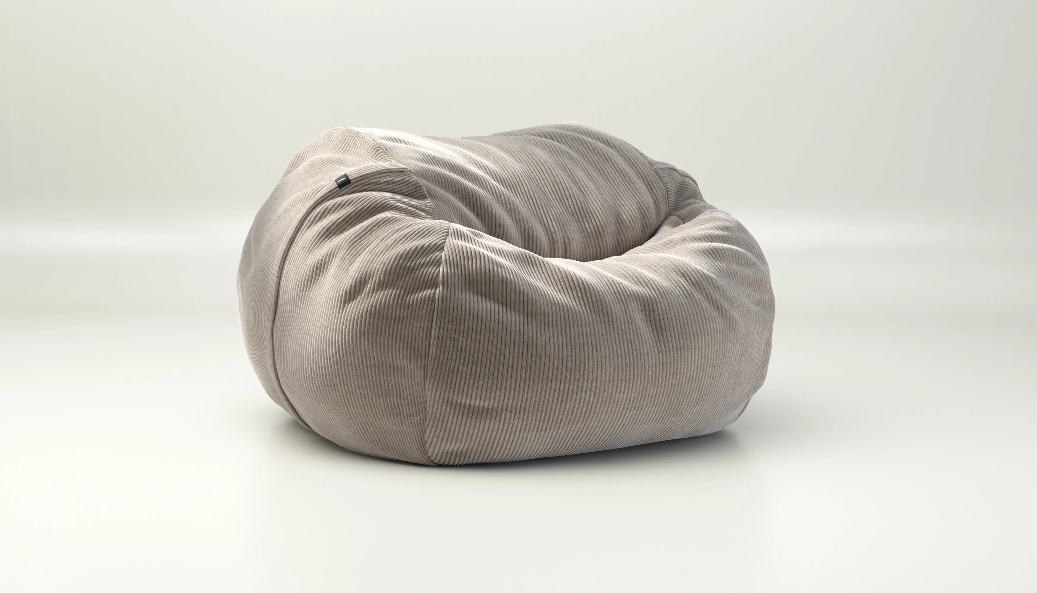 vetsak | Cover Zitzak Large - Cord Velour - Platinum