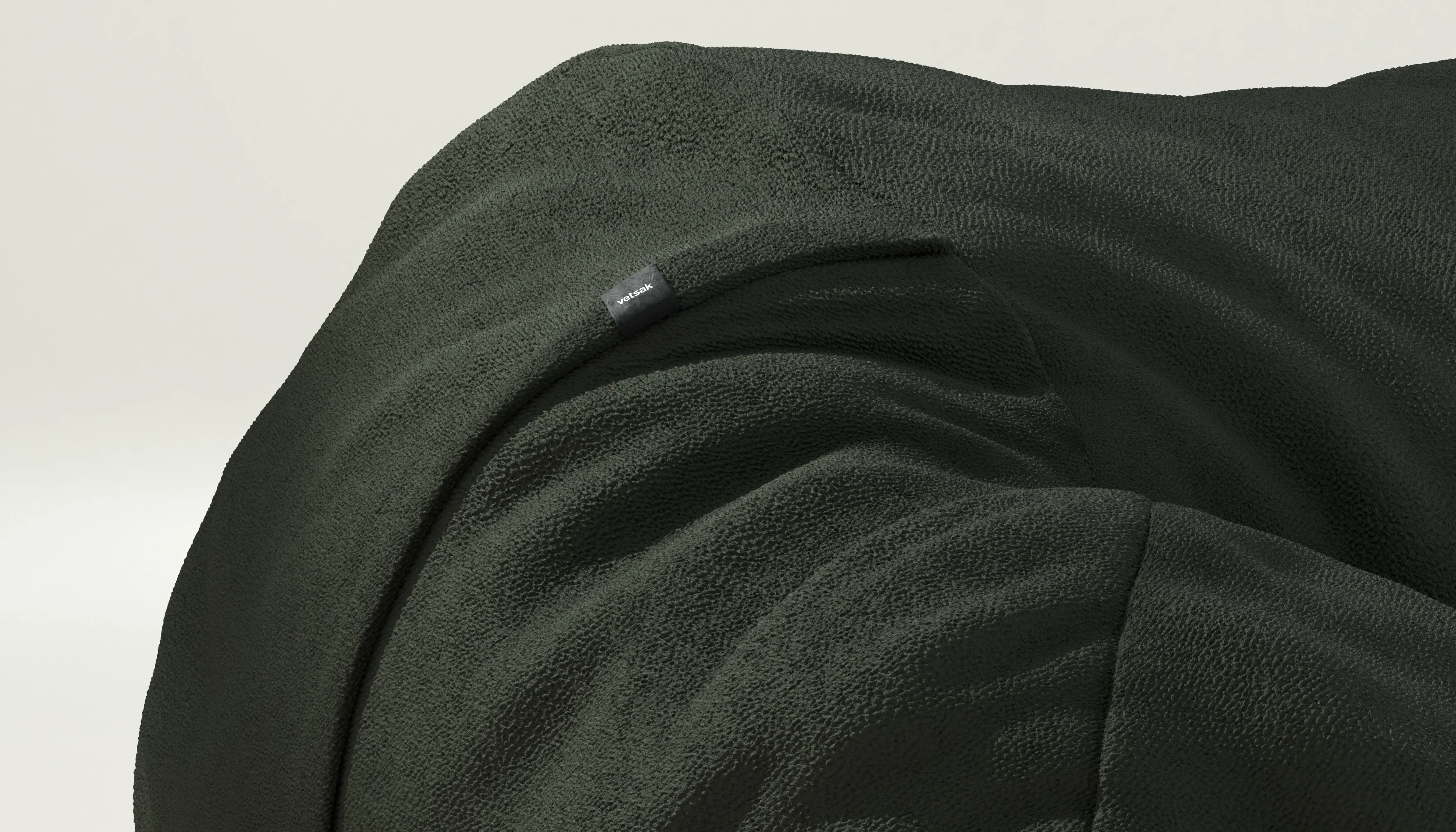 vetsak | Cover Zitzak Large - Loop Loop - Mousse - Image 3