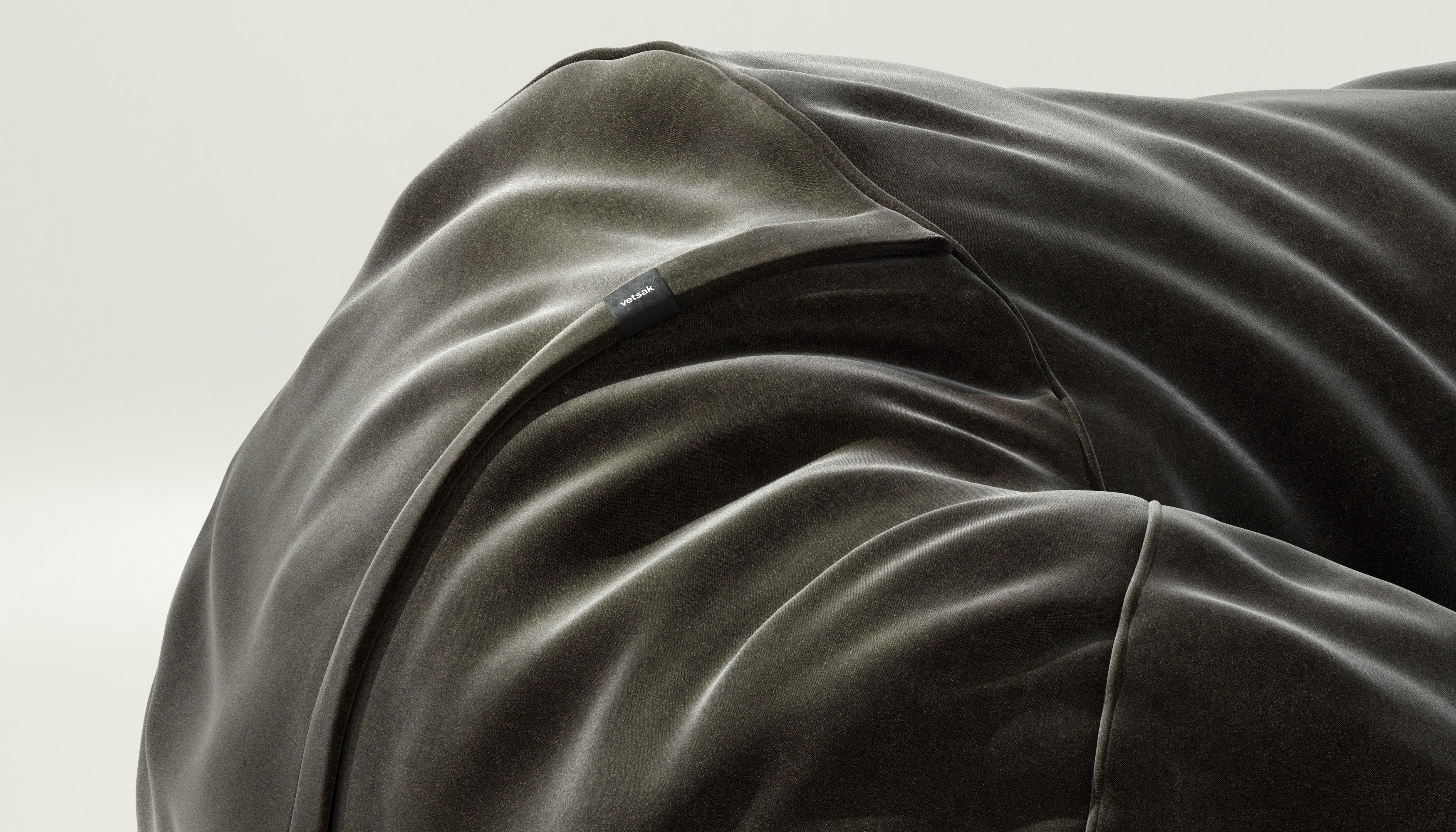 vetsak | Cover Zitzak Large - Suave - Anthracite - Image 3