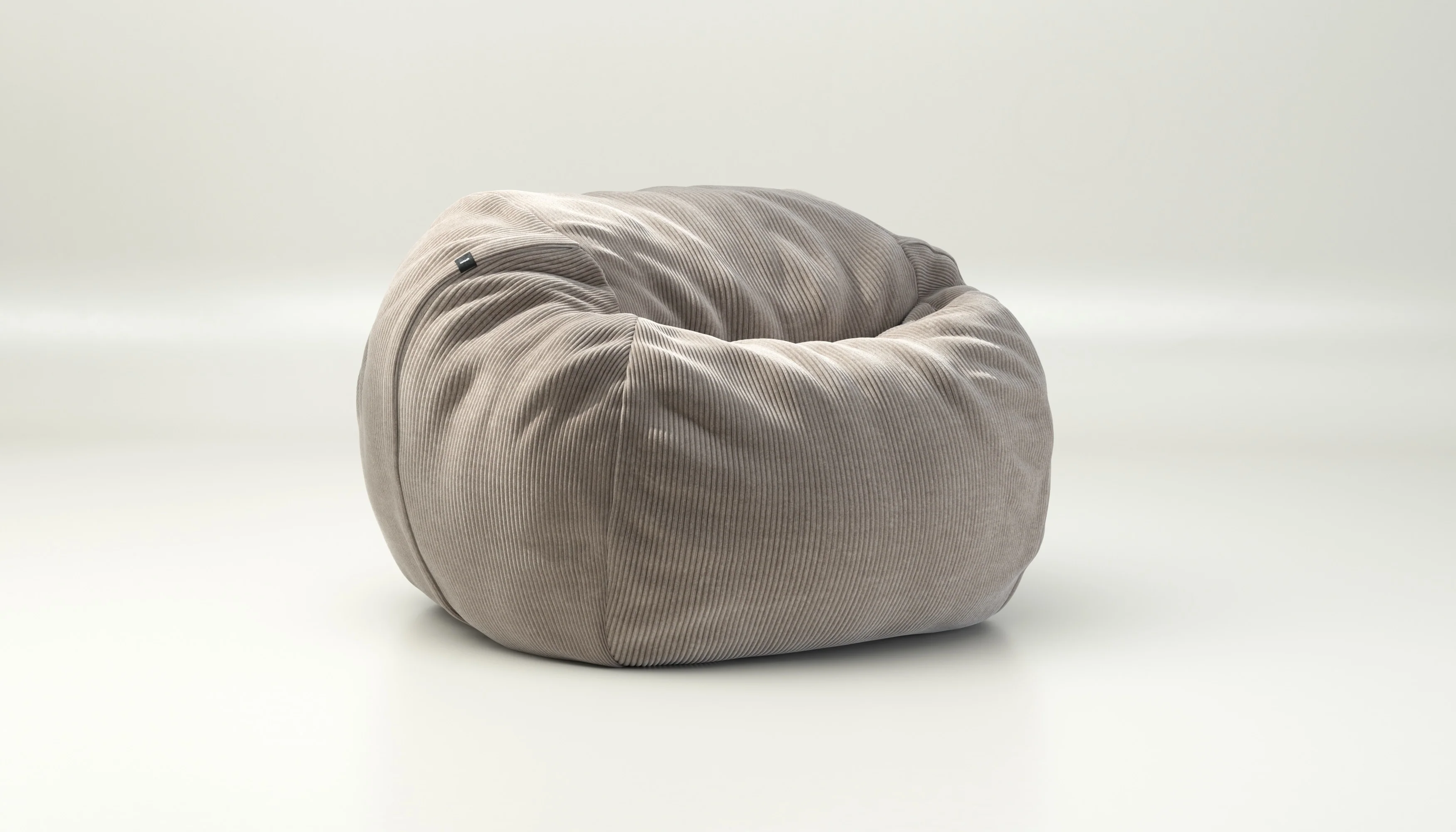 vetsak | Cover Zitzak Medium - Cord Velour - Platinum