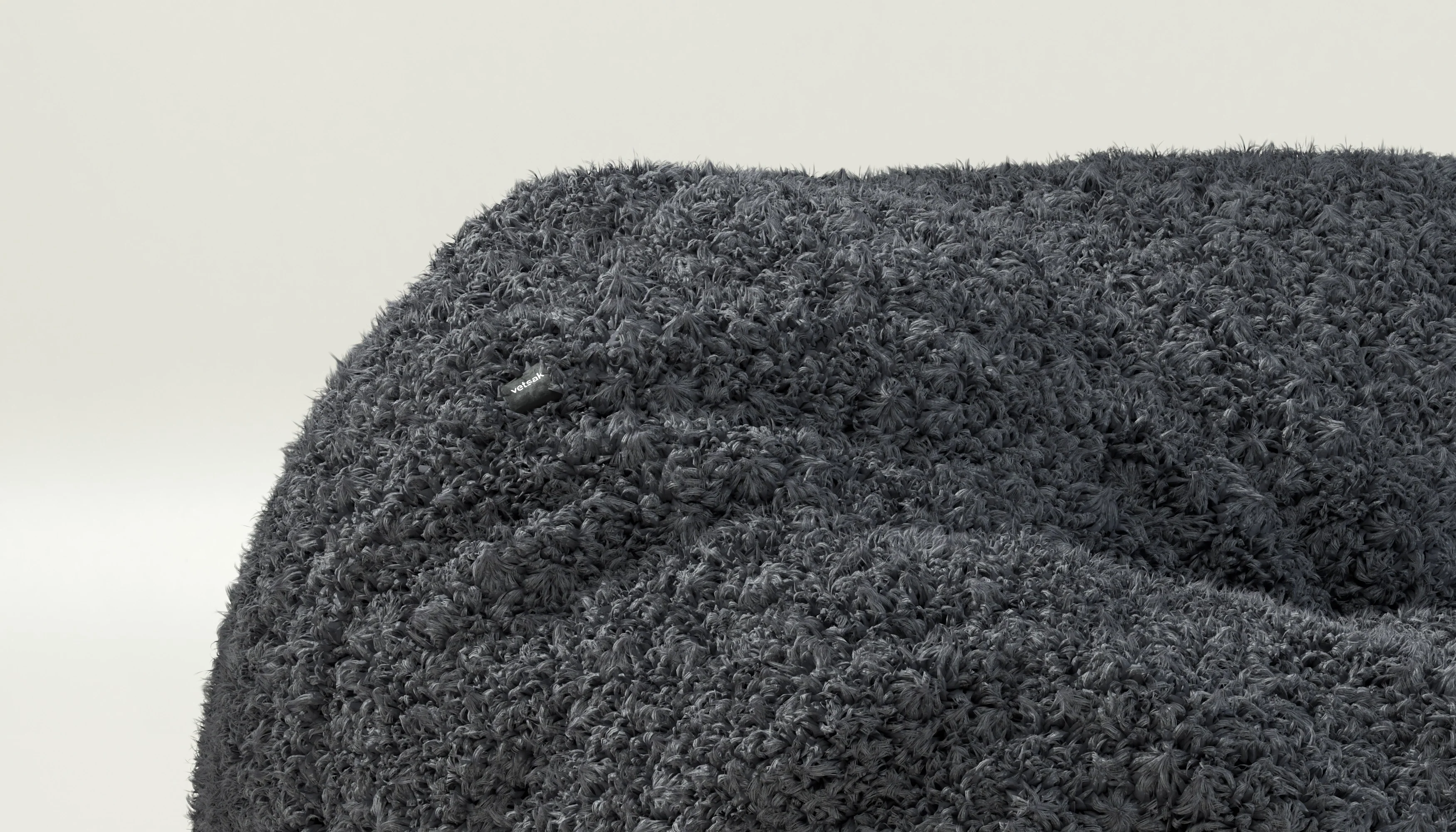vetsak | Cover Zitzak Medium - Doodle - Dark Grey - Image 3