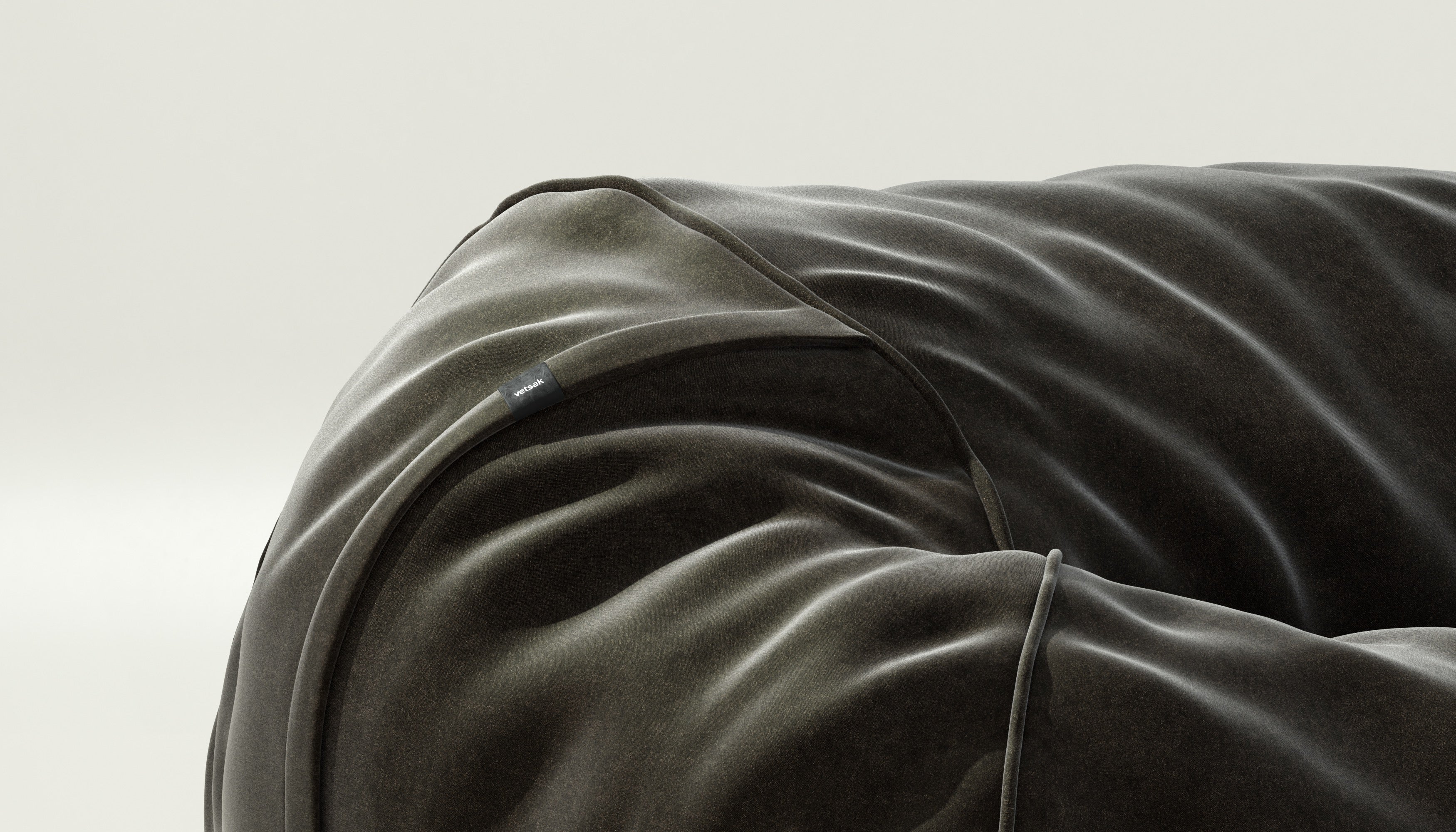 vetsak | Cover Zitzak Medium - Suave - Anthracite - Image 3