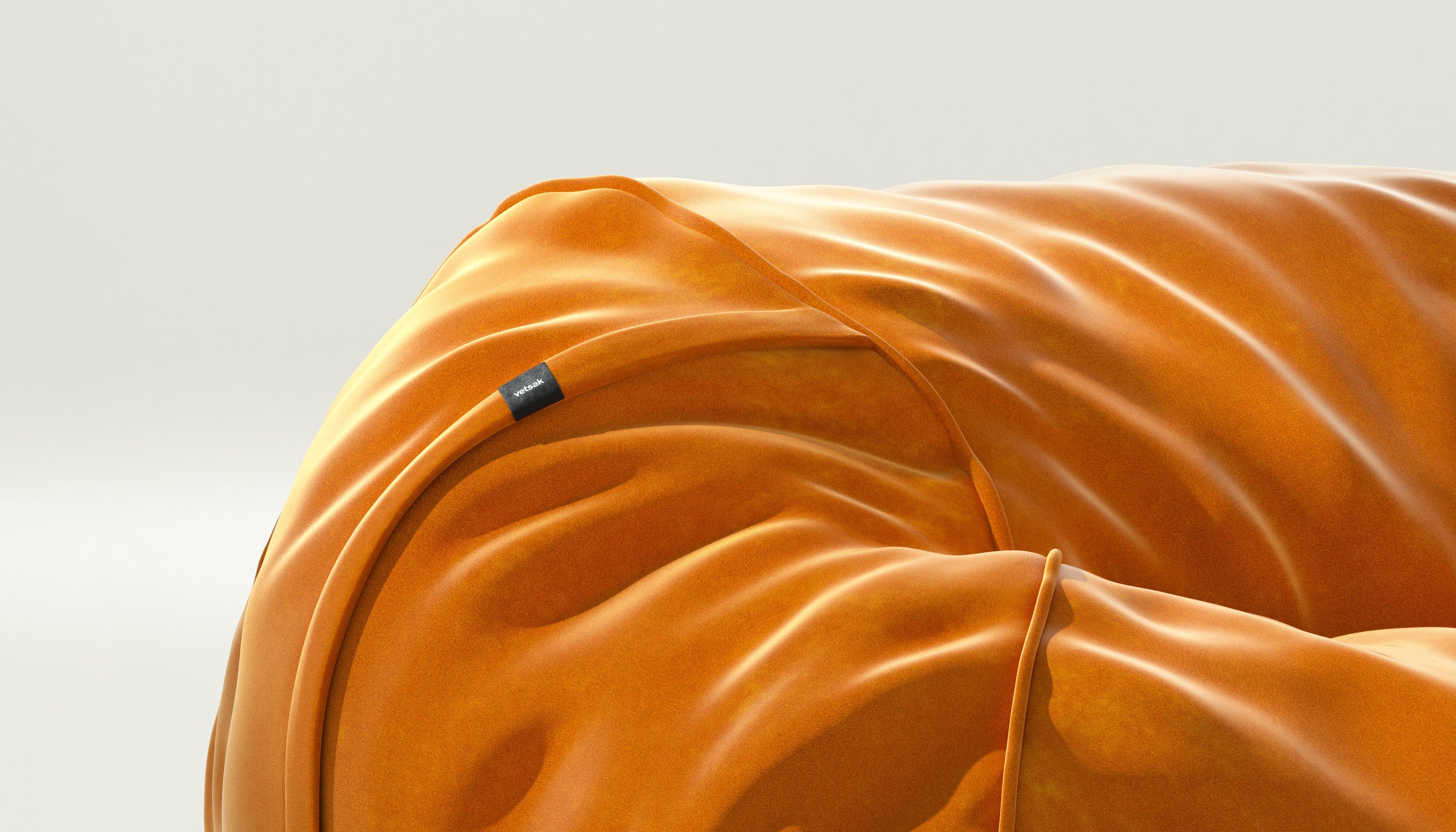 vetsak | Cover Zitzak Medium - Suave - Orange Blaze - Image 3