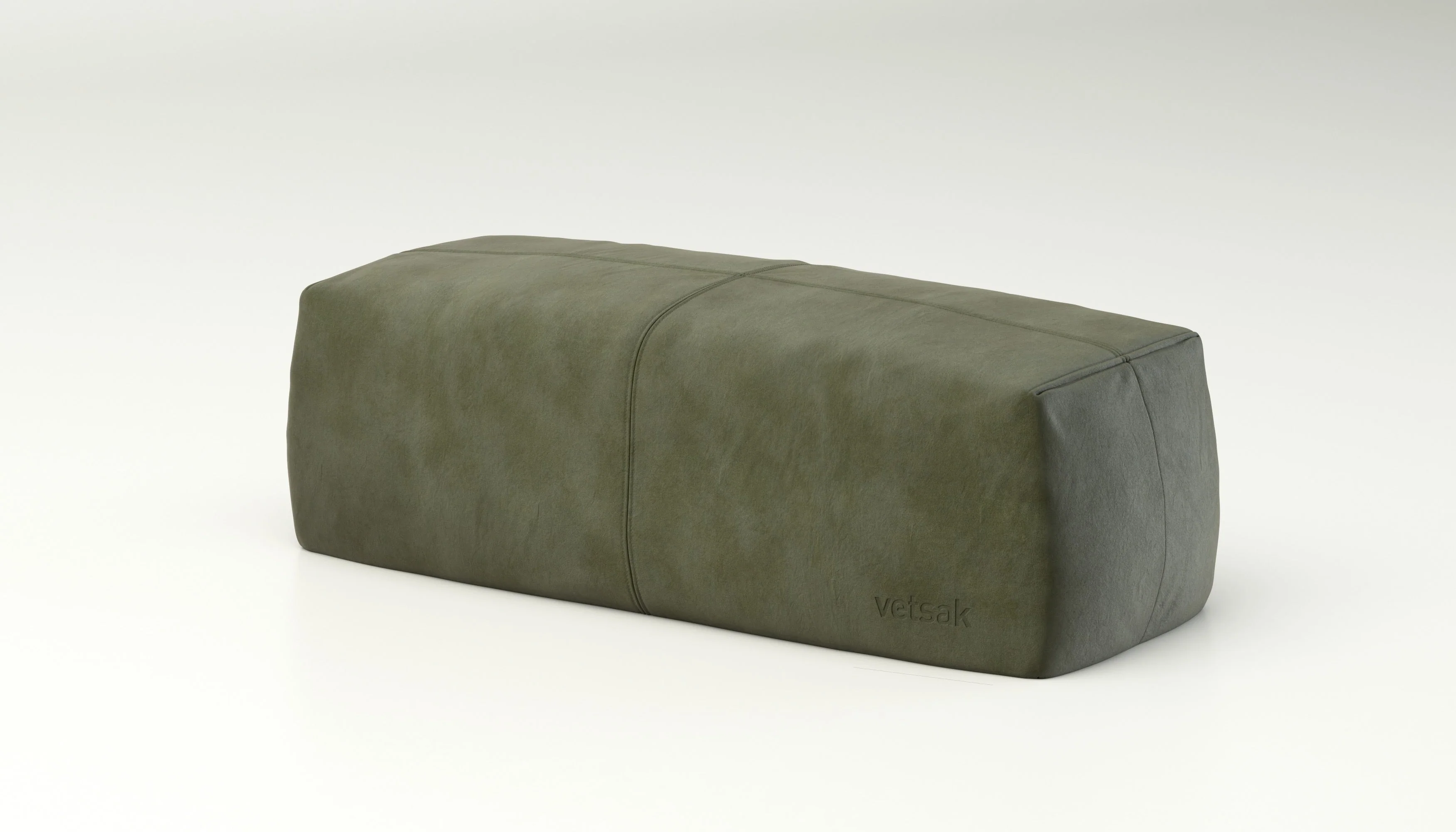 vetsak | Lounge Pillow - Leather - Olive - Image 2