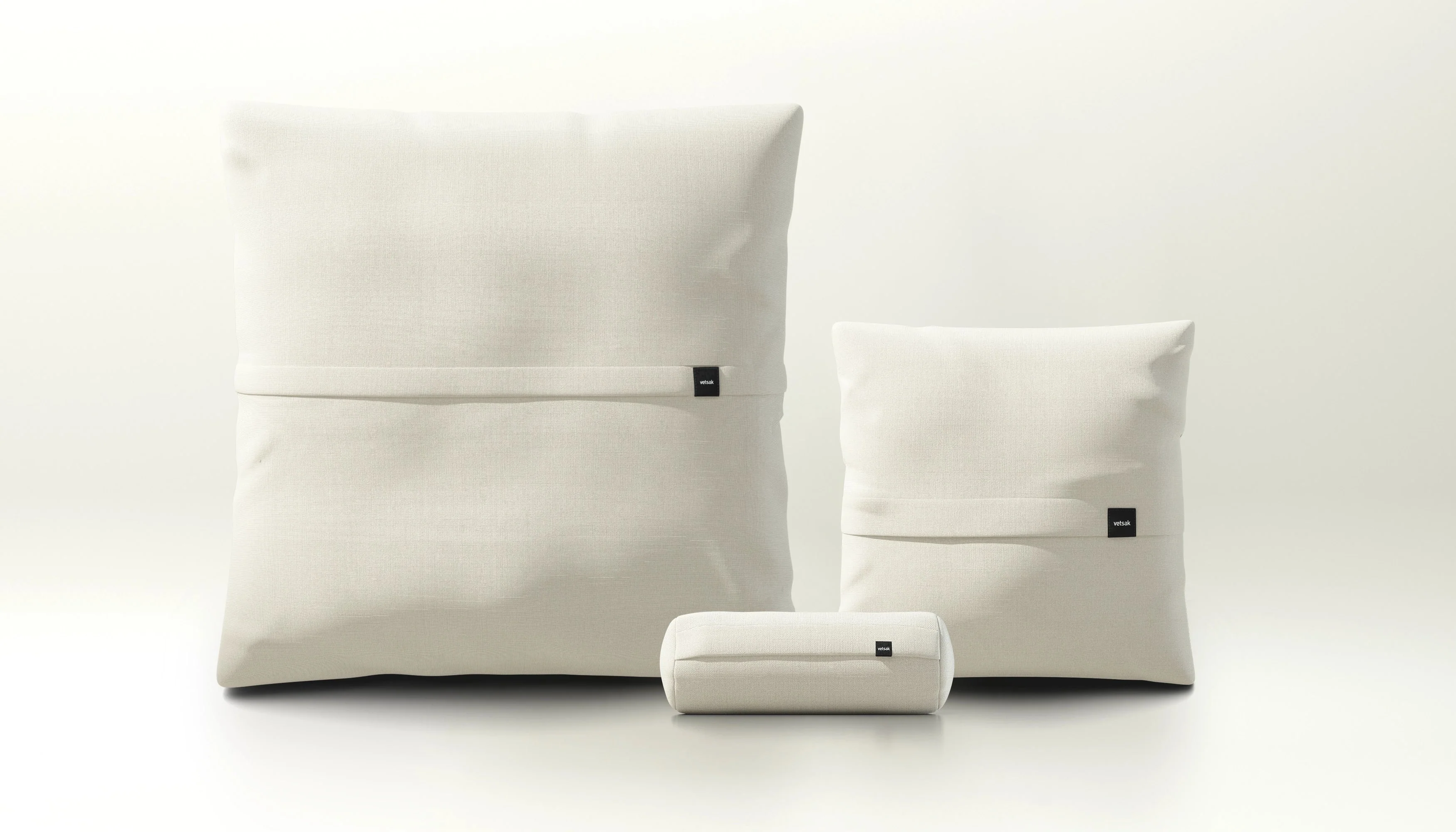 Pillow Set 2 - Pique - Creme