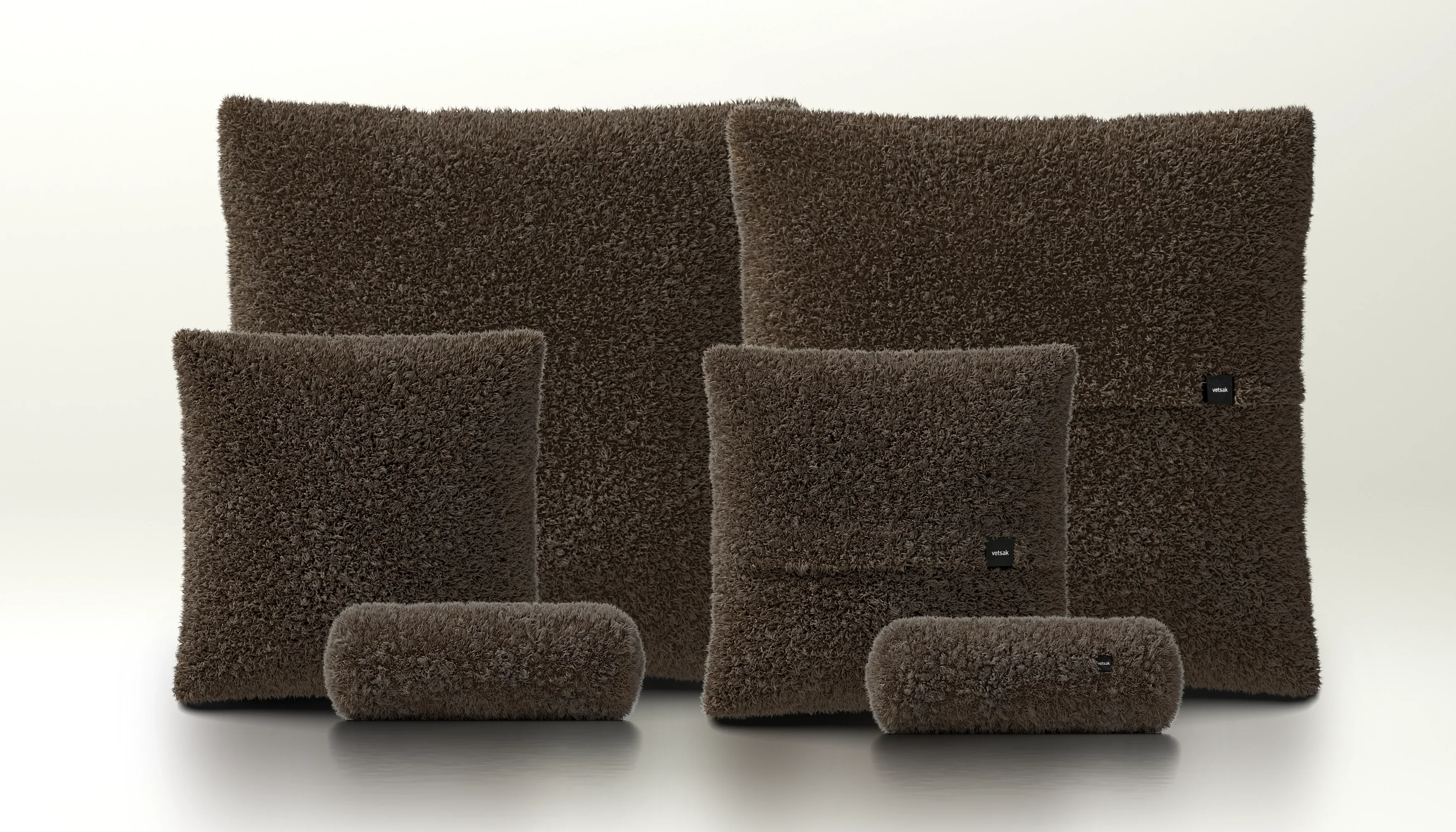 Pillow Set 3 - Doodle - Cacao