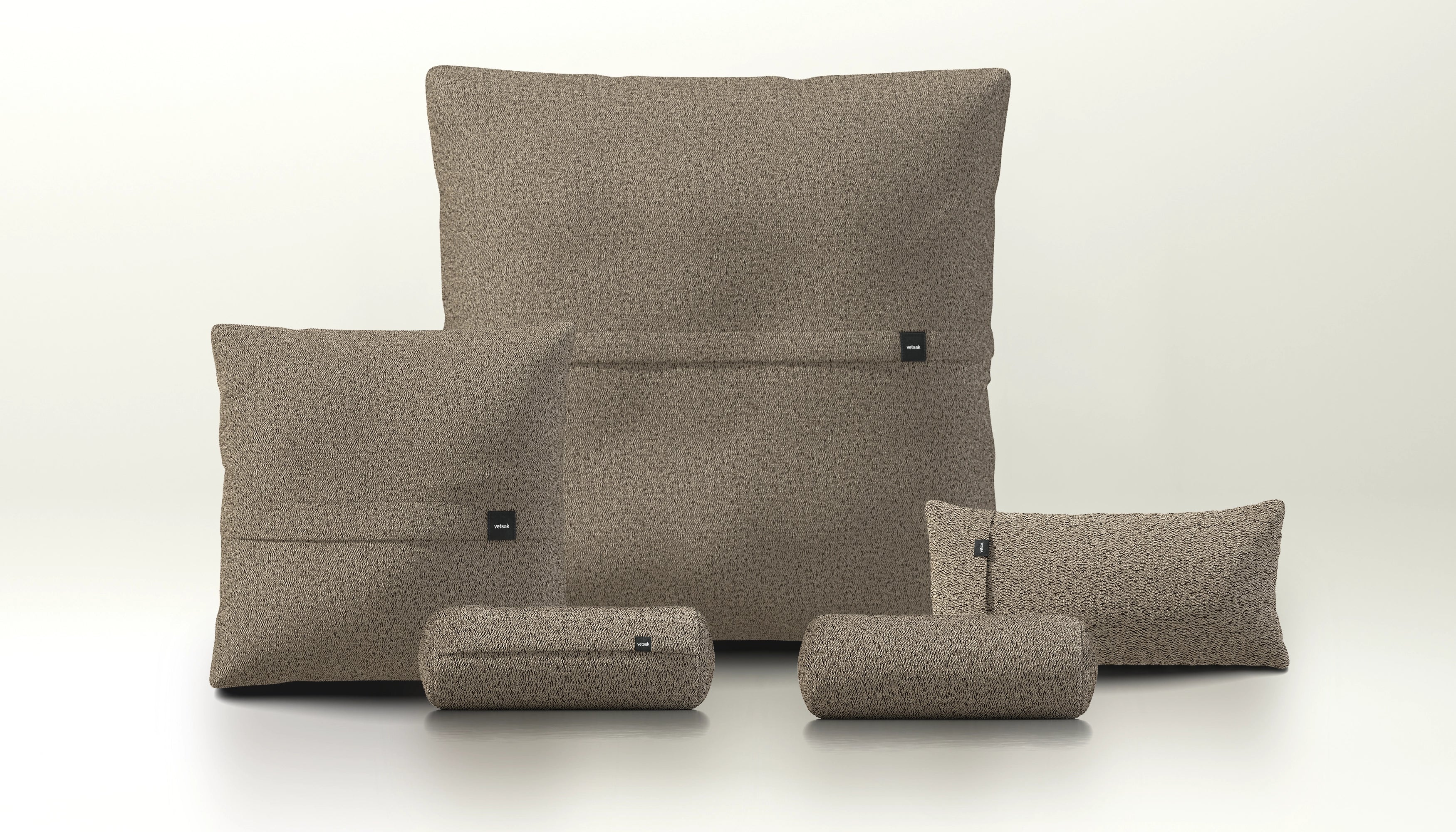 Pillow Set 4 - Loop Loop - Taupe