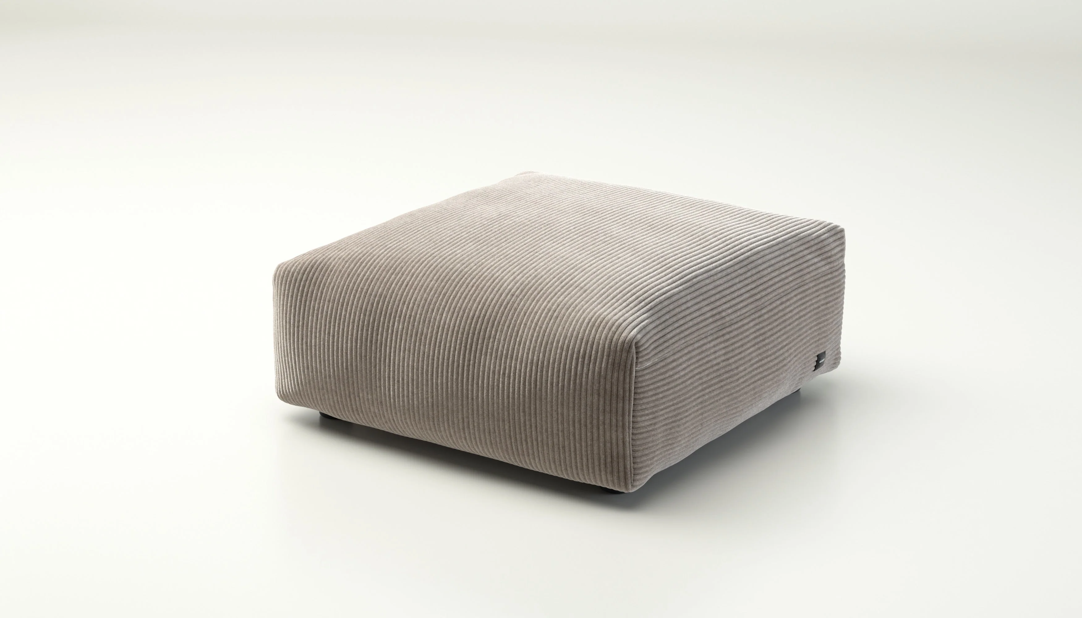 vetsak | Sofa Seat Medium - Cord Velour - Platinum