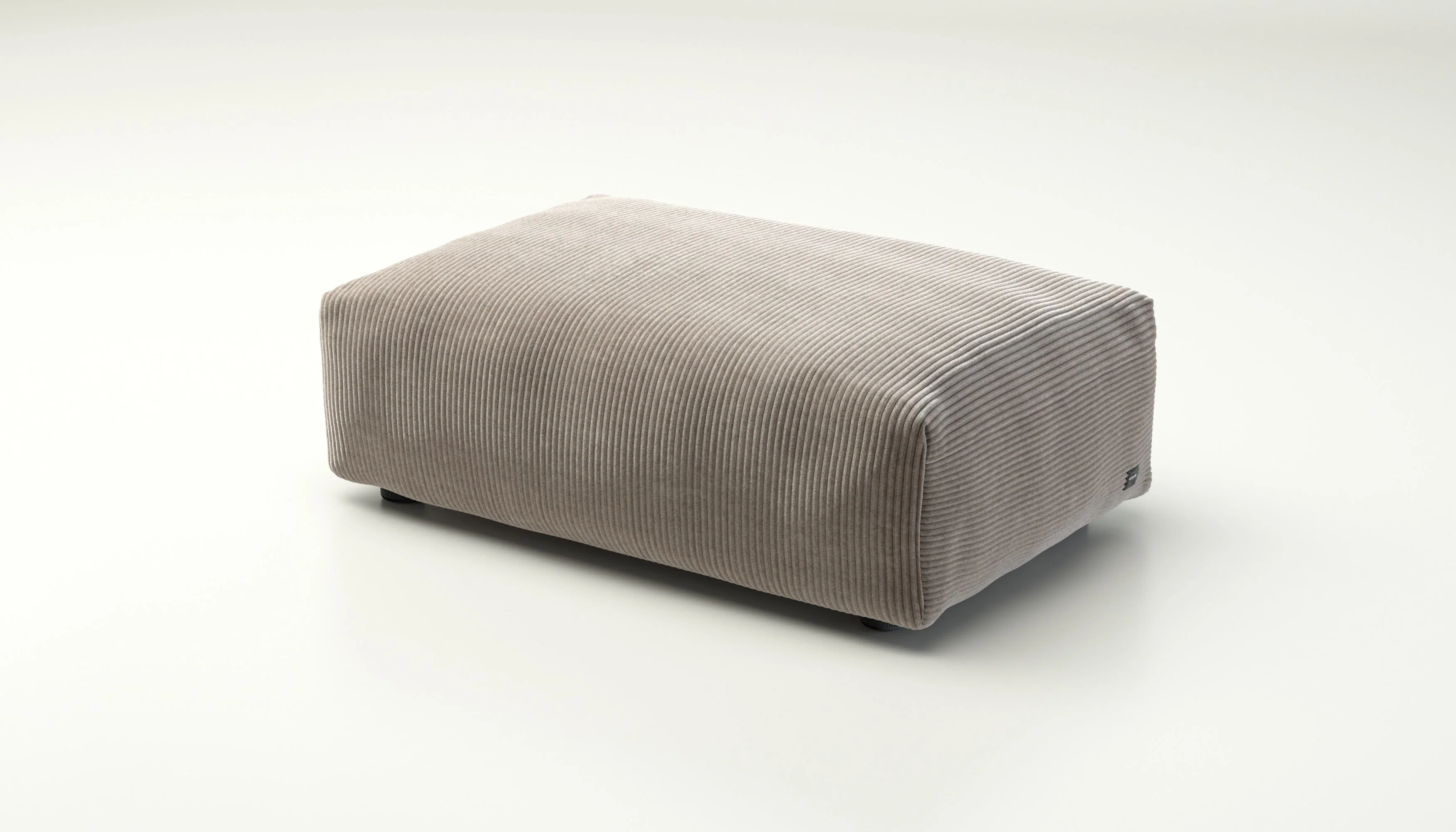 vetsak | Sofa Seat Small - Cord Velour - Platinum