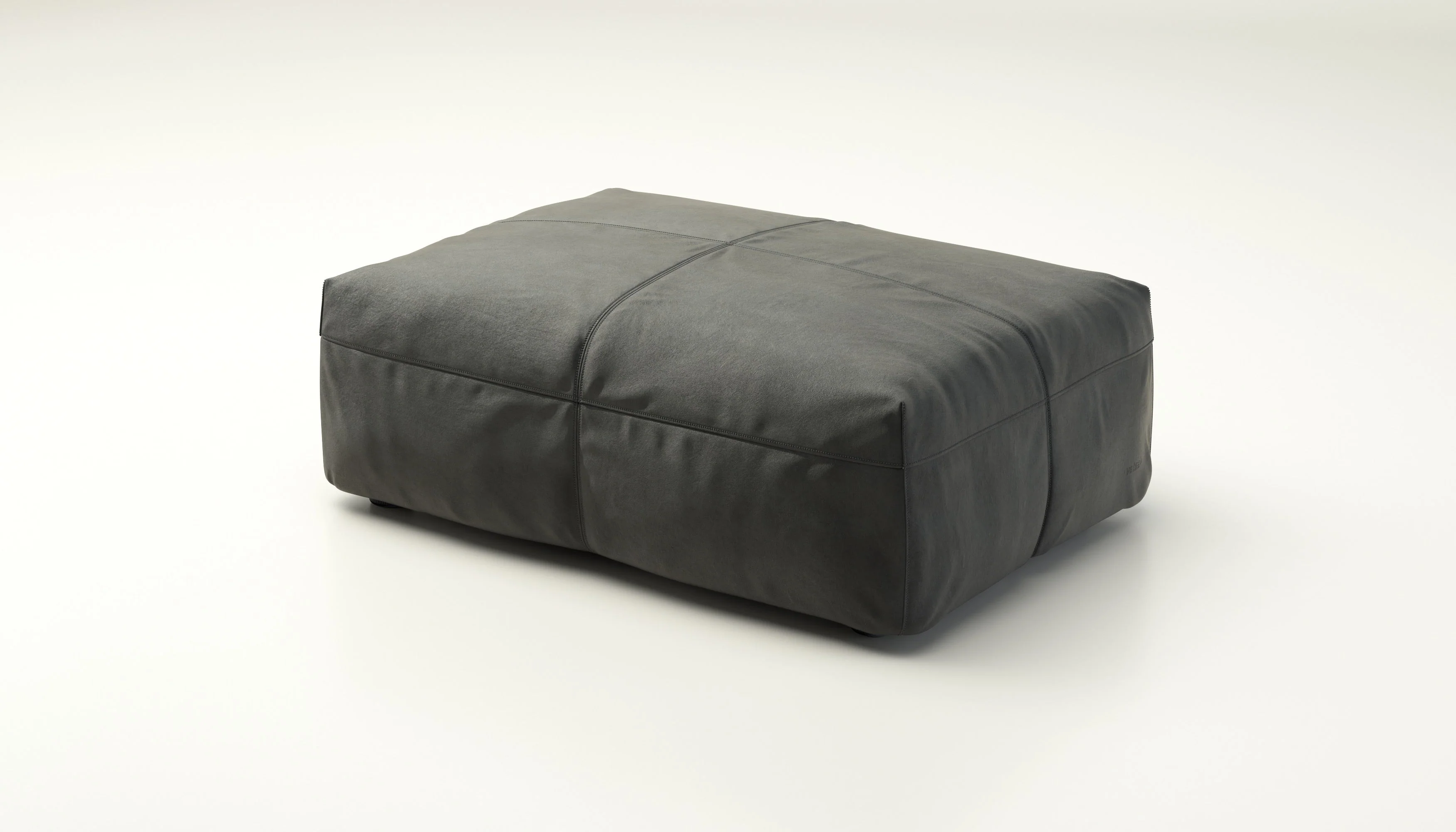 vetsak | Sofa Seat Small - Leather - Dark Grey