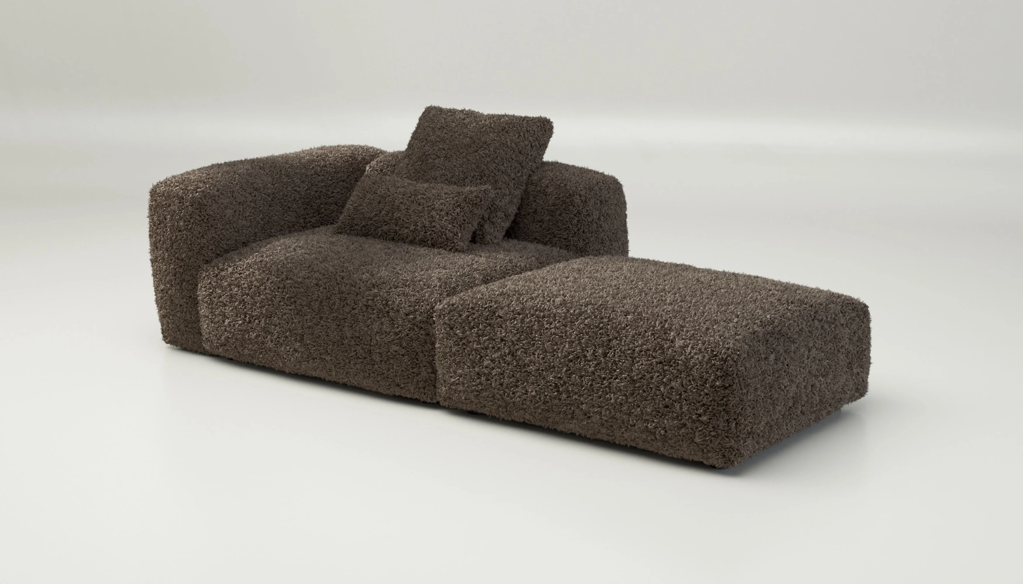 vetsak | Sofa Set 01 Large - Doodle - Cacao | Modulaire Sofa | 3.5 Zits - Image 4
