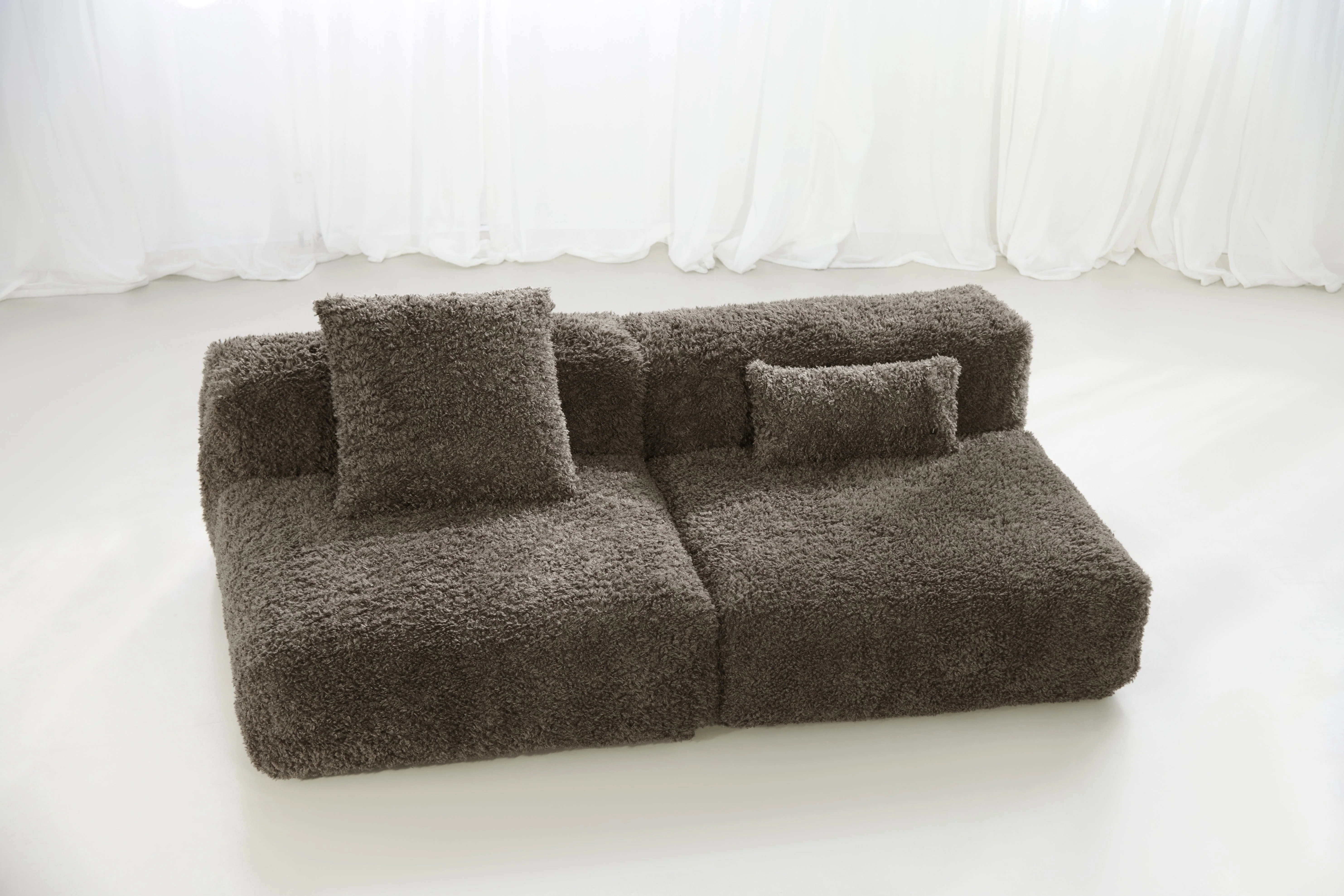 vetsak | Sofa Set 01 Large - Doodle - Cacao | Modulaire Sofa | 3.5 Zits - Image 5