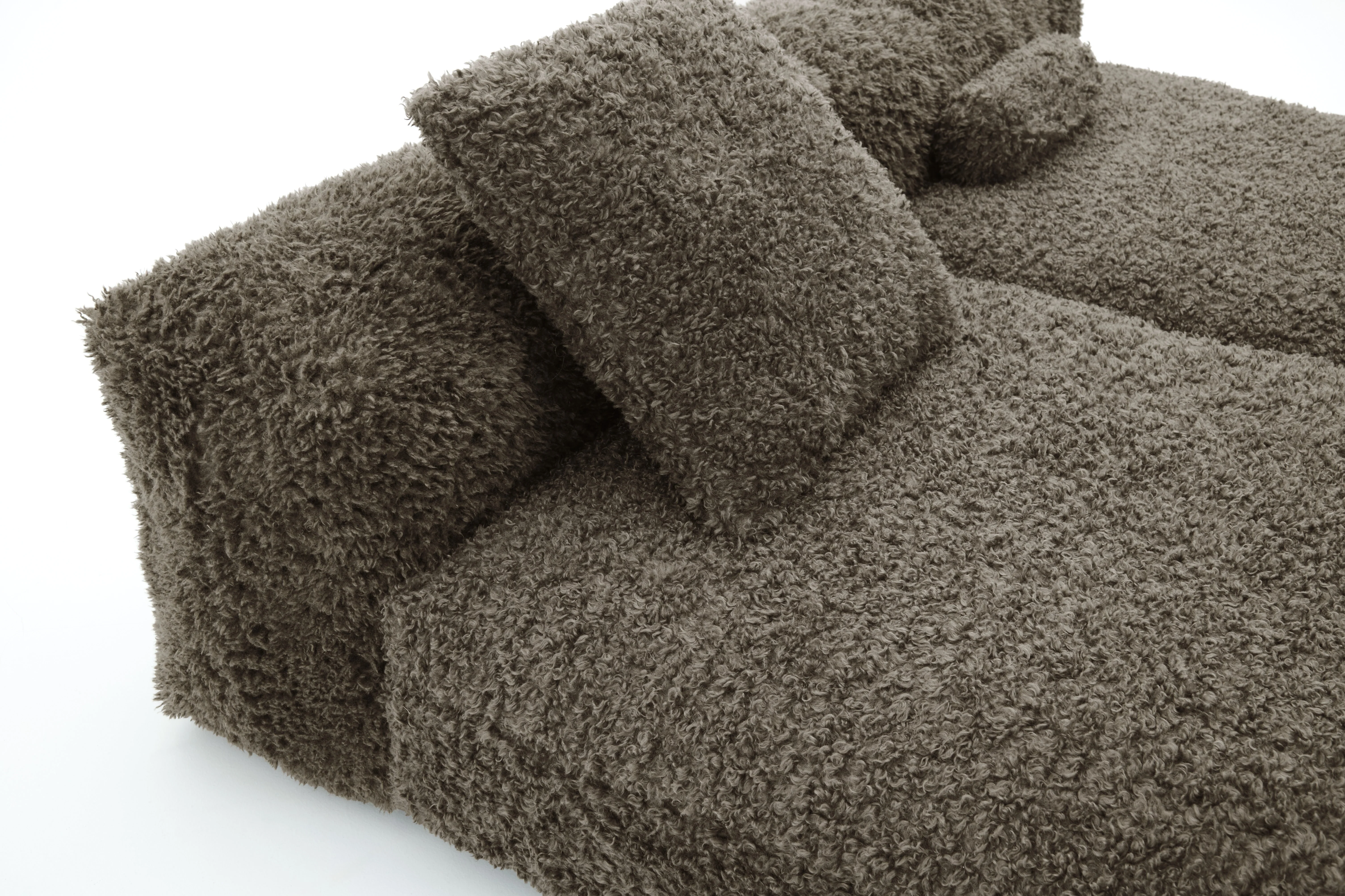 vetsak | Sofa Set 01 Large - Doodle - Cacao | Modulaire Sofa | 3.5 Zits - Image 6