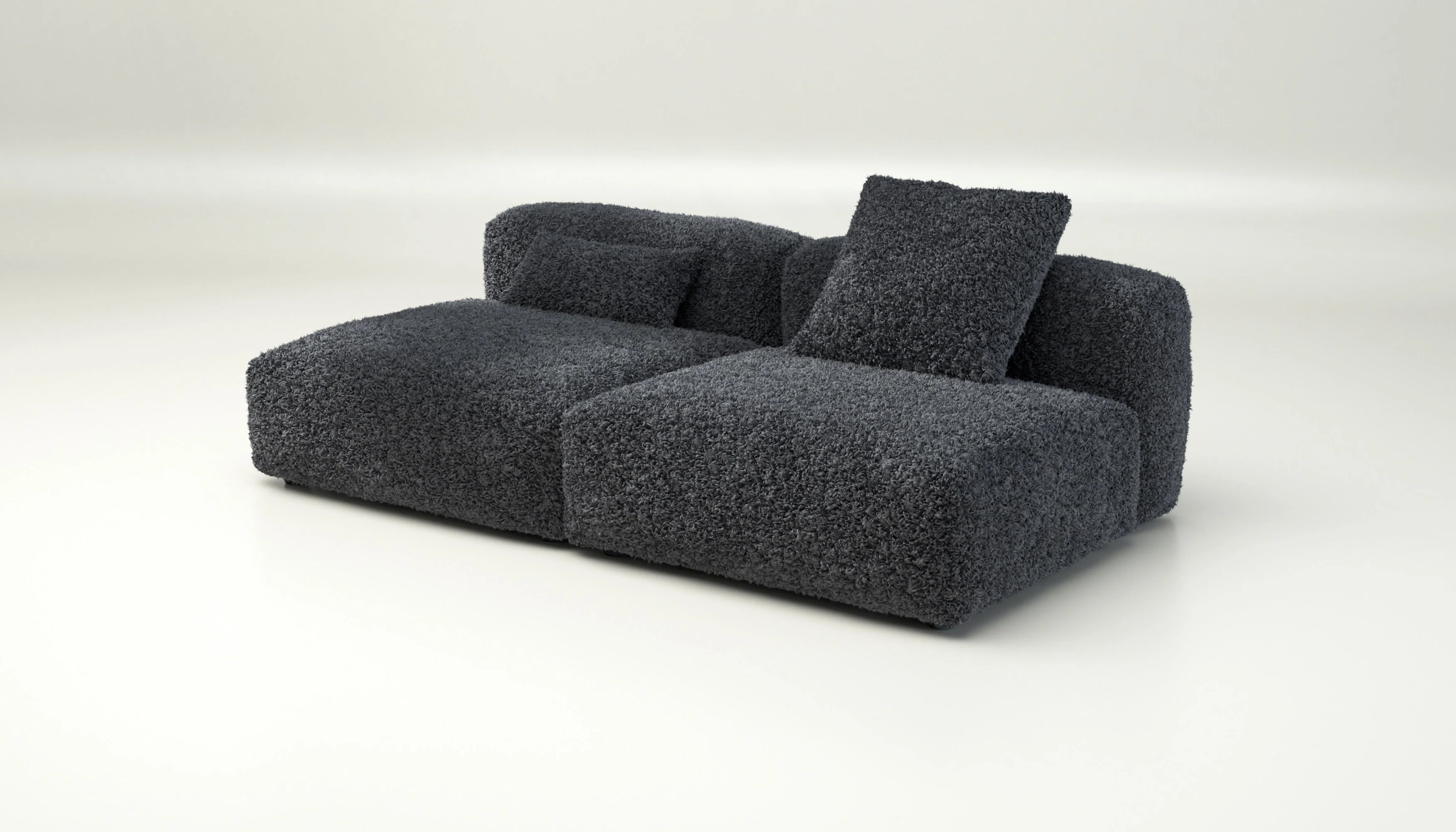 vetsak | Sofa Set 01 Large - Doodle - Dark Grey | Modulaire Sofa | 3.5 Zits - Image 3