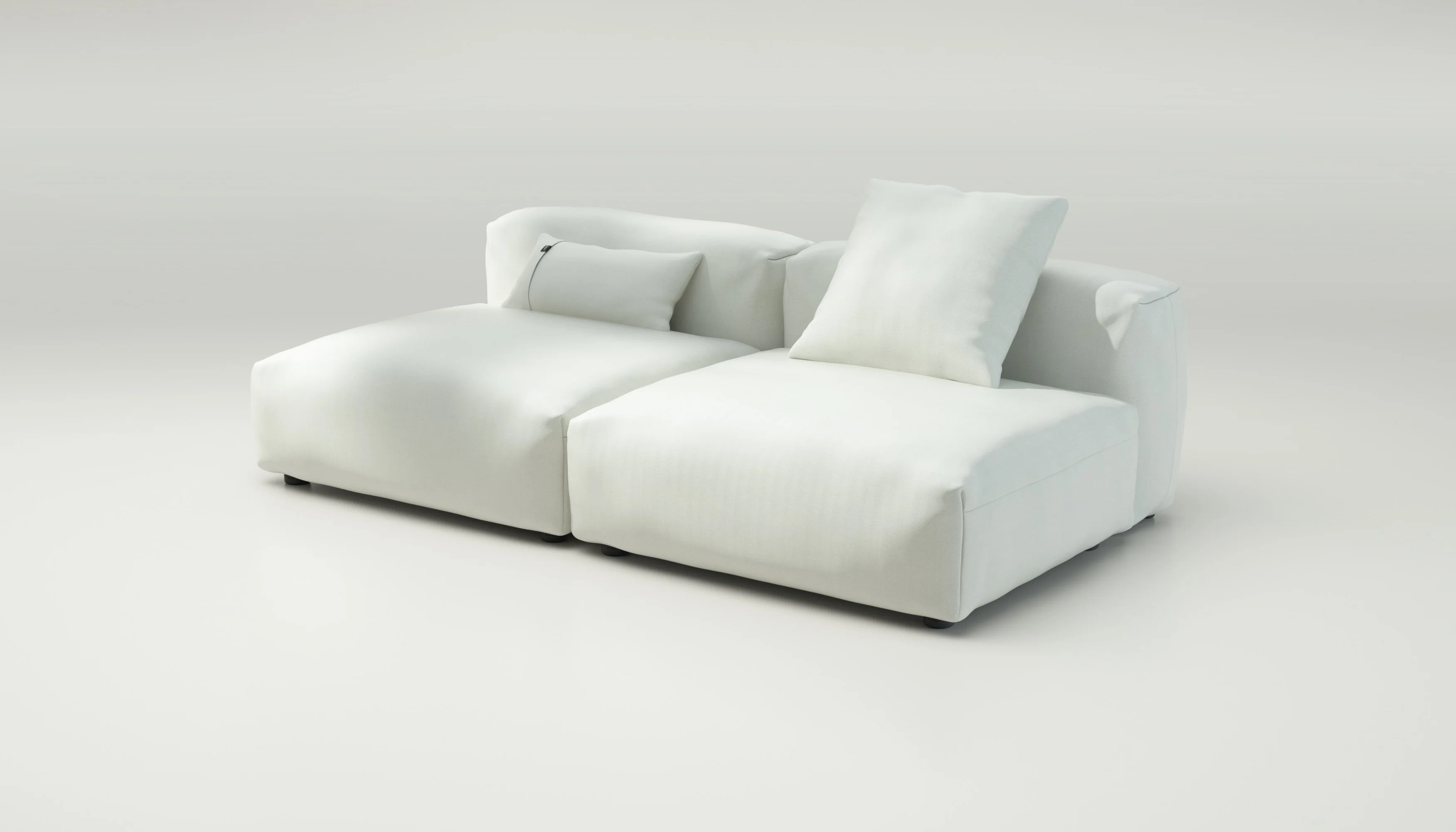 vetsak | Sofa Set 01 Large - Herringbone - Creme | Modulaire Sofa | 3.5 Zits - Image 3