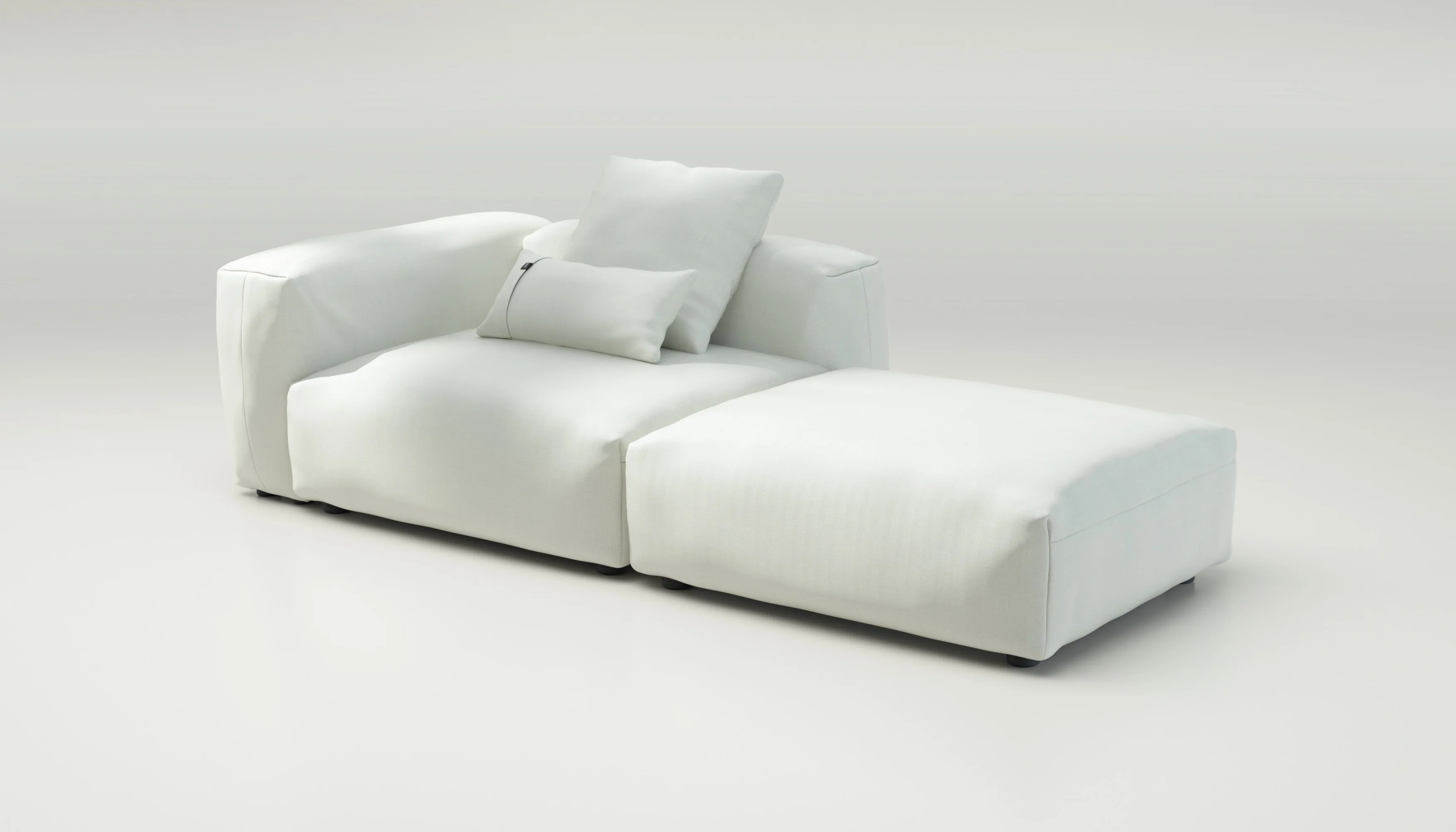 vetsak | Sofa Set 01 Large - Herringbone - Creme | Modulaire Sofa | 3.5 Zits - Image 4