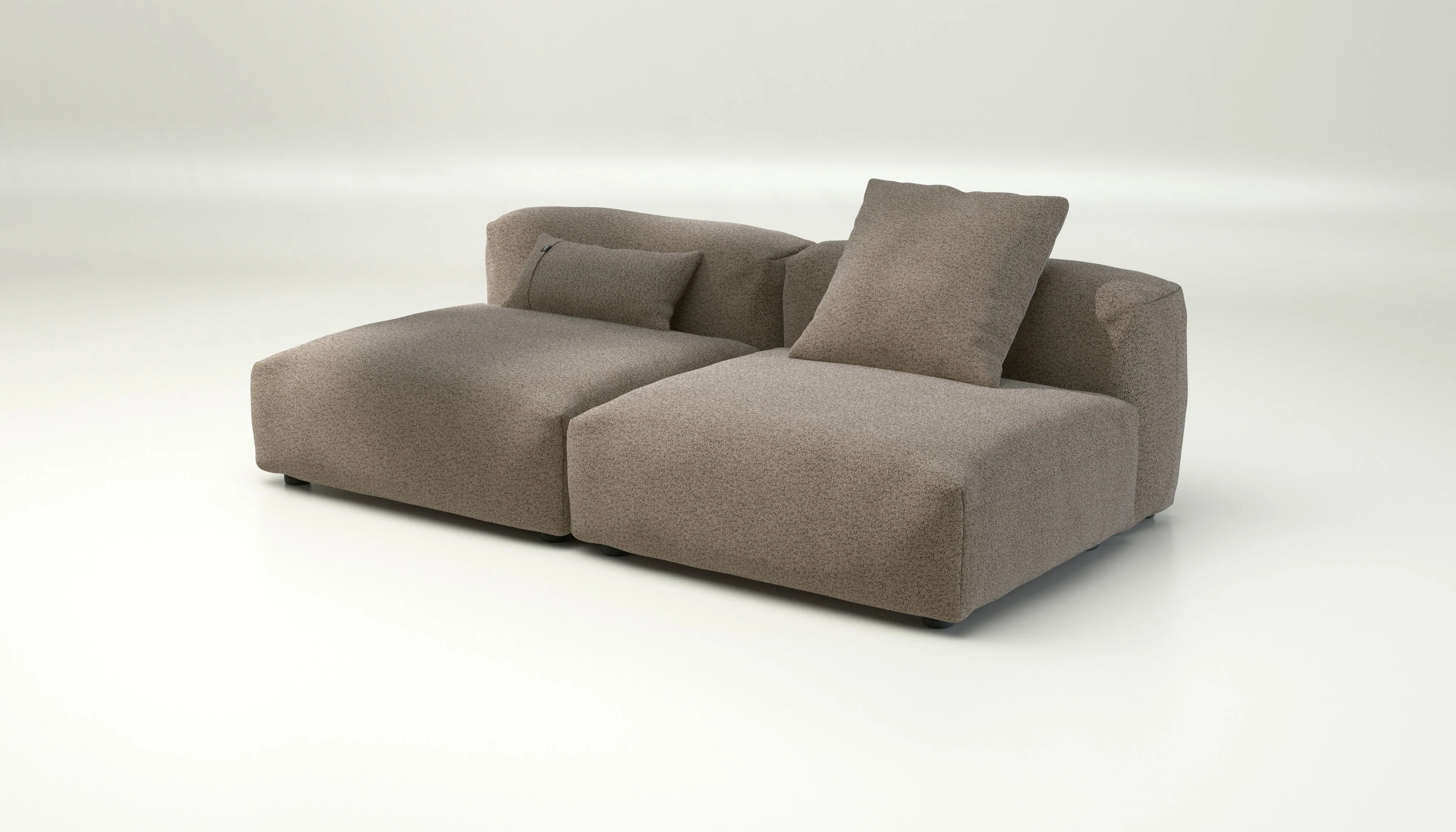 vetsak | Sofa Set 01 Large - Loop Loop - Taupe | Modulaire Sofa | 3.5 Zits - Image 3