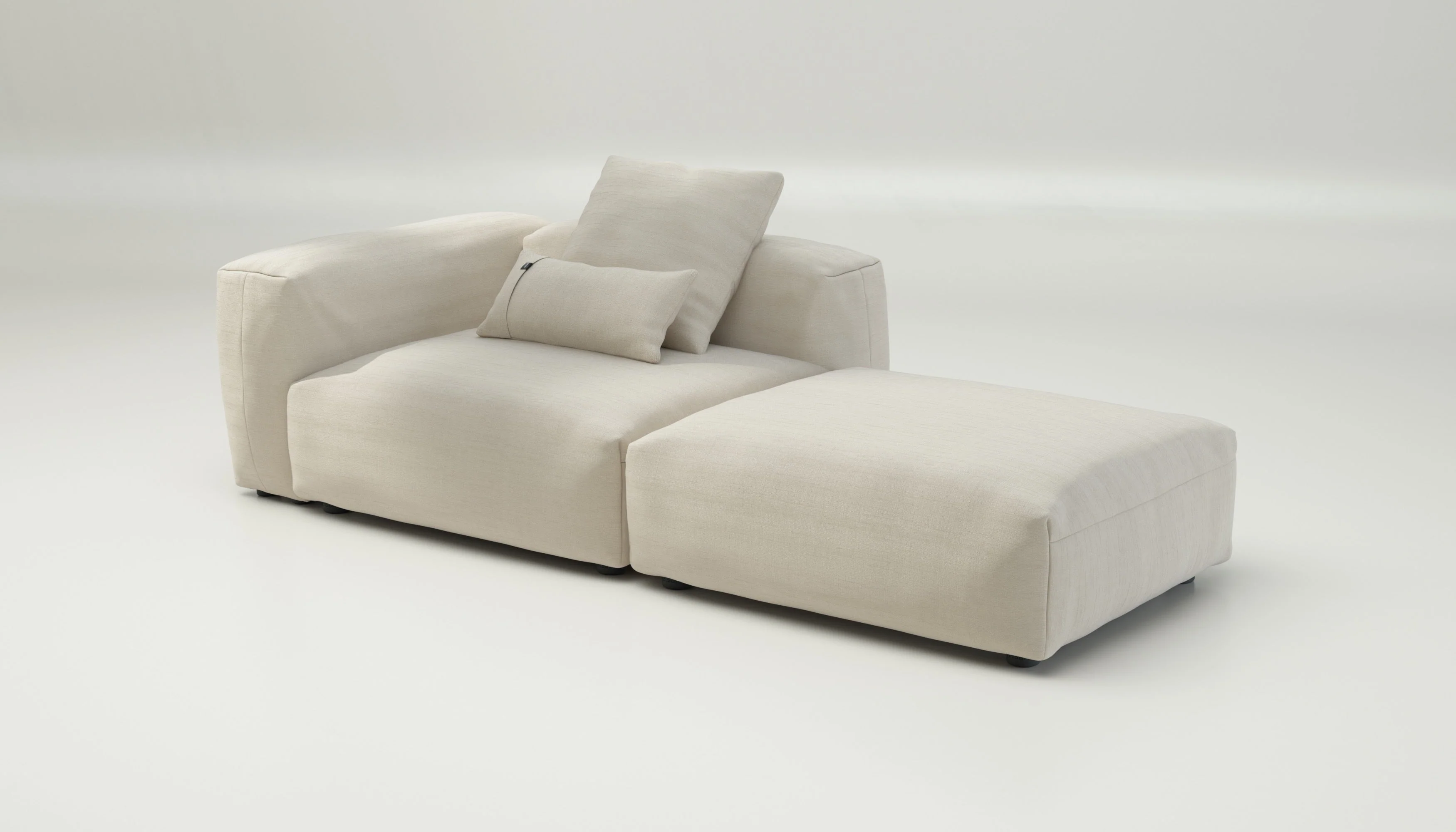 vetsak | Sofa Set 01 Large - Pique - Beige | Modular Sofa | 3.5 Seater - Image 4