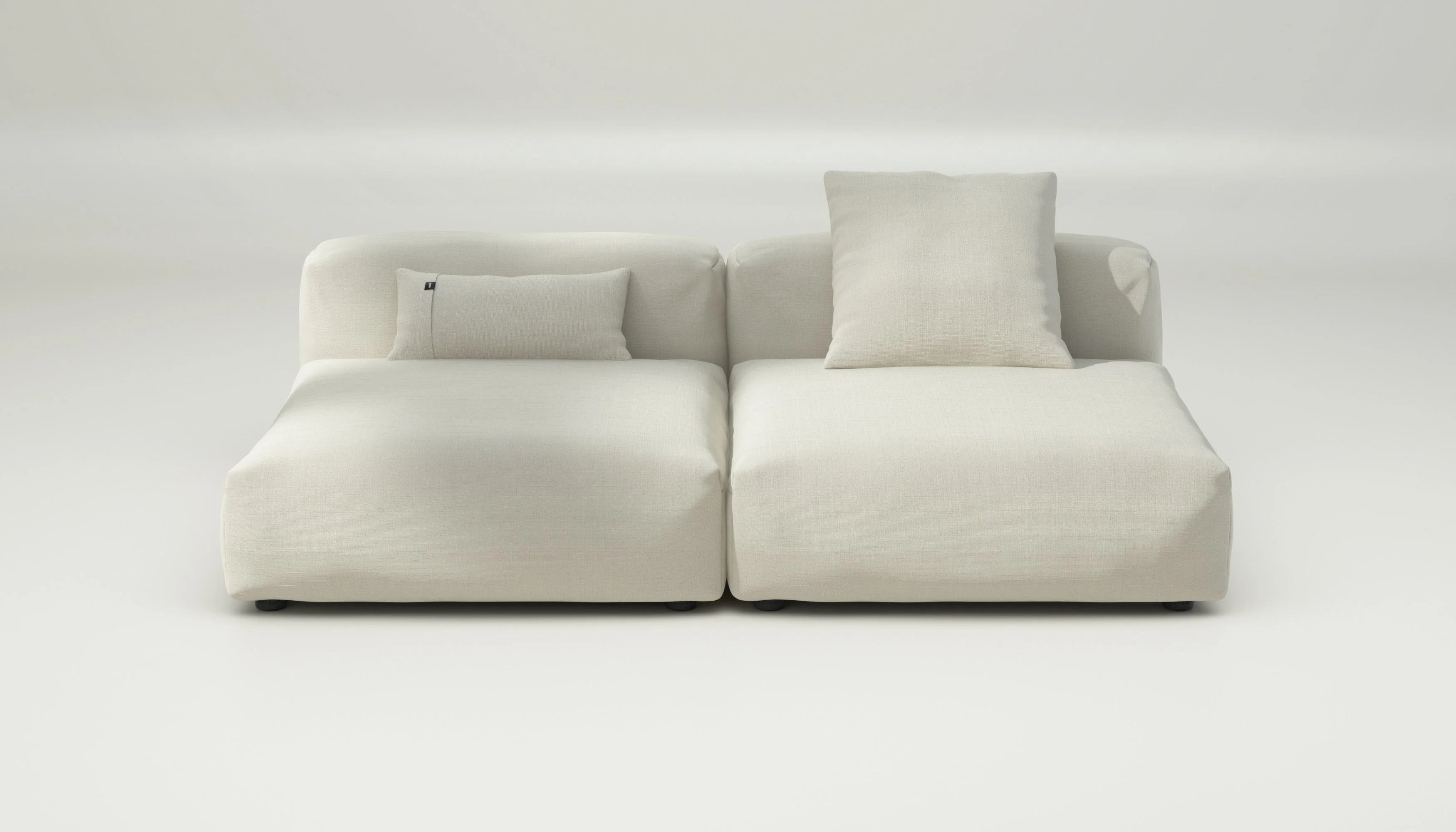 vetsak | Sofa Set 01 Large - Pique - Creme | Modulaire Sofa | 3.5 Zits