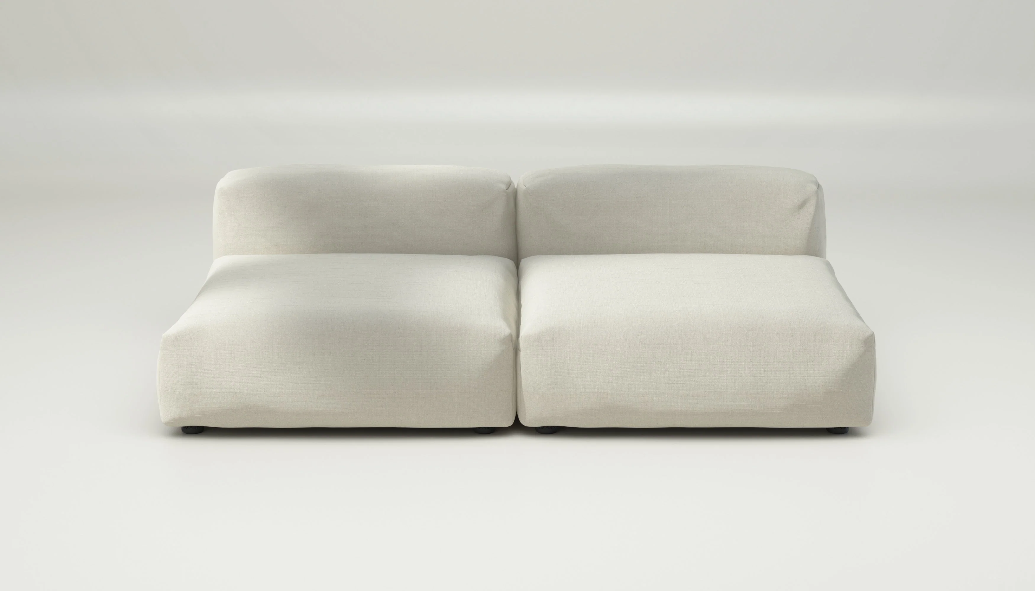 vetsak | Sofa Set 01 Large - Pique - Creme | Modulaire Sofa | 3.5 Zits - Image 2