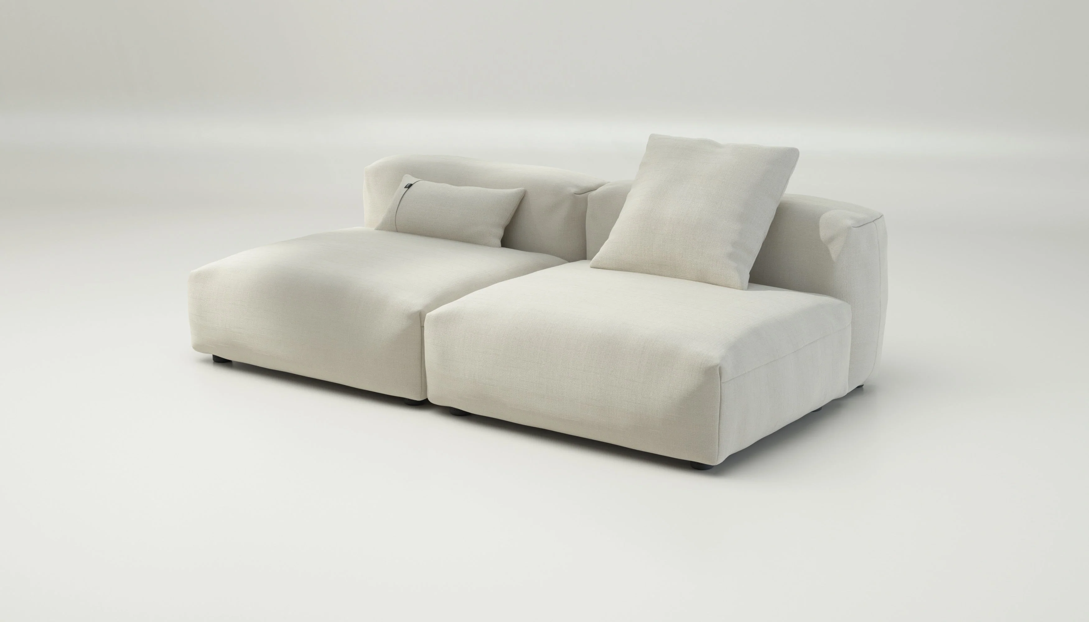 vetsak | Sofa Set 01 Large - Pique - Creme | Modulaire Sofa | 3.5 Zits - Image 3