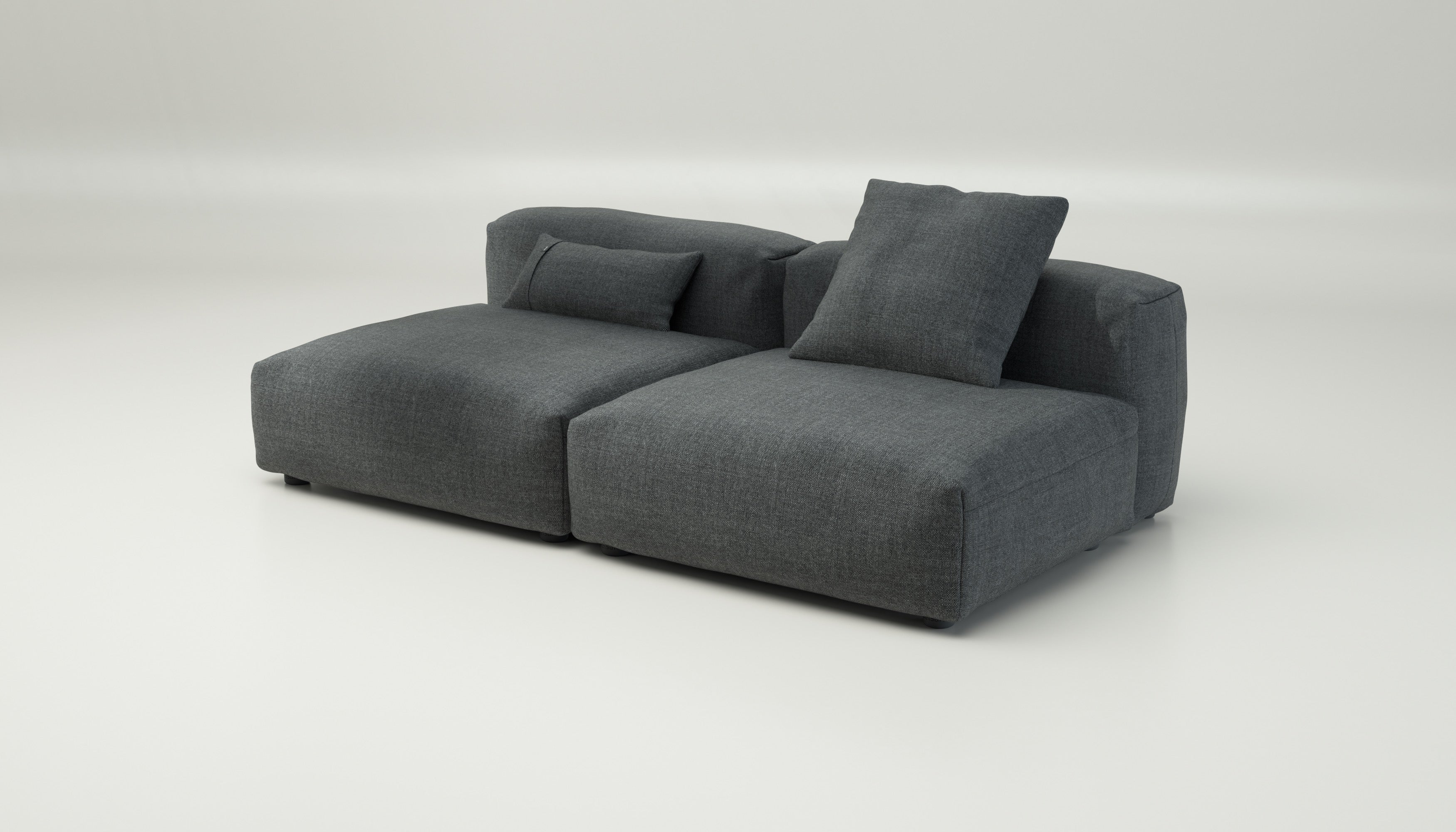vetsak | Sofa Set 01 Large - Pique - Dark Grey | Modular Sofa | 3.5 Seater - Image 3