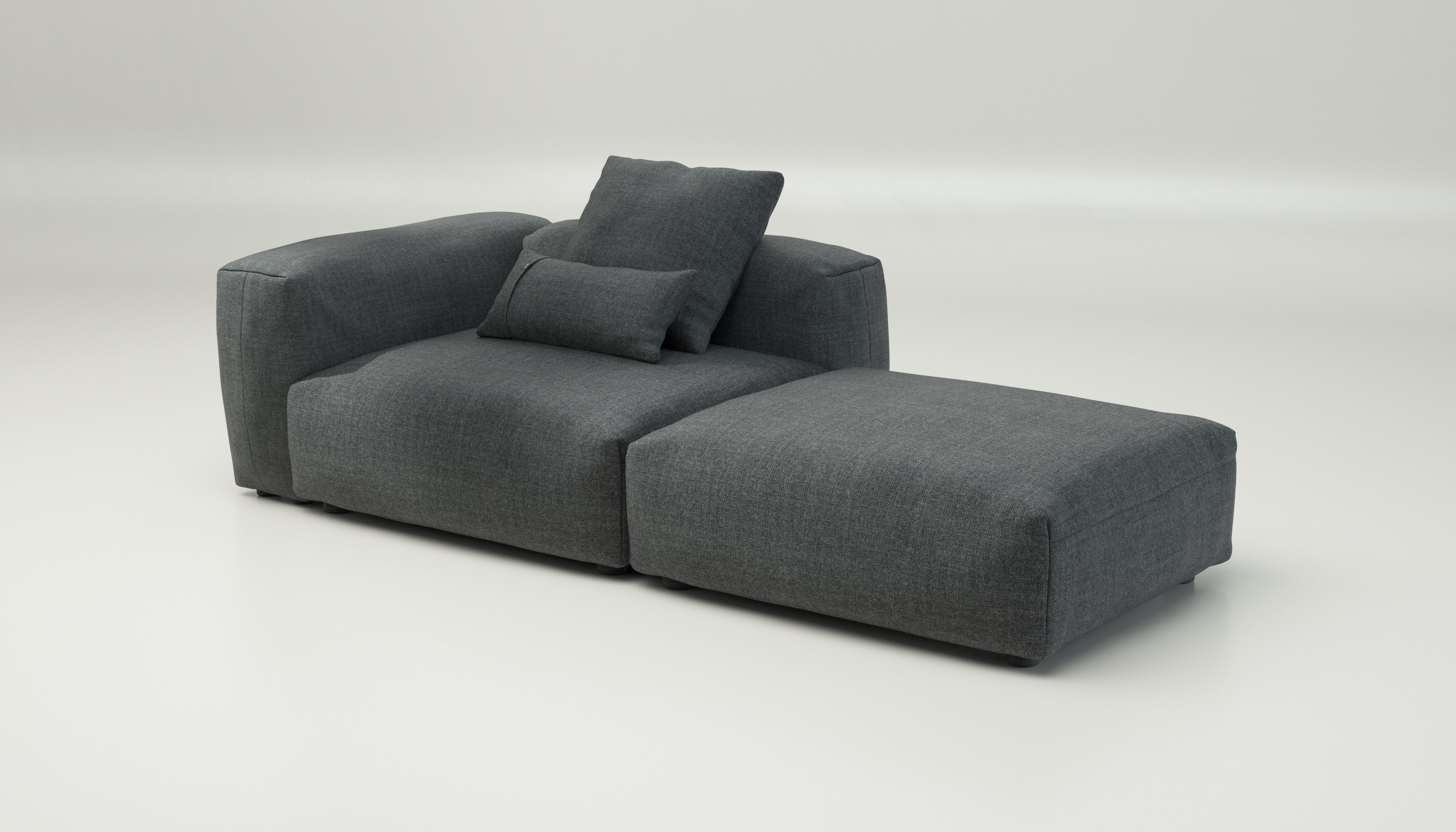 vetsak | Sofa Set 01 Large - Pique - Dark Grey | Modular Sofa | 3.5 Seater - Image 4