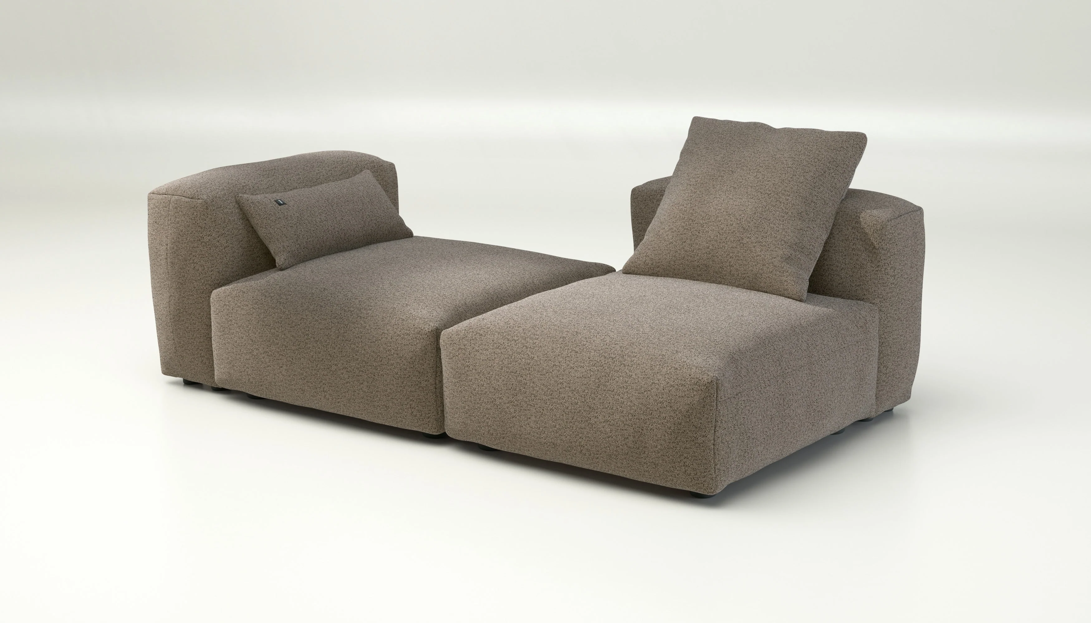 vetsak | Sofa Set 01 Medium - Loop Loop - Taupe | Modulaire Sofa | 2.5 Zits - Image 4