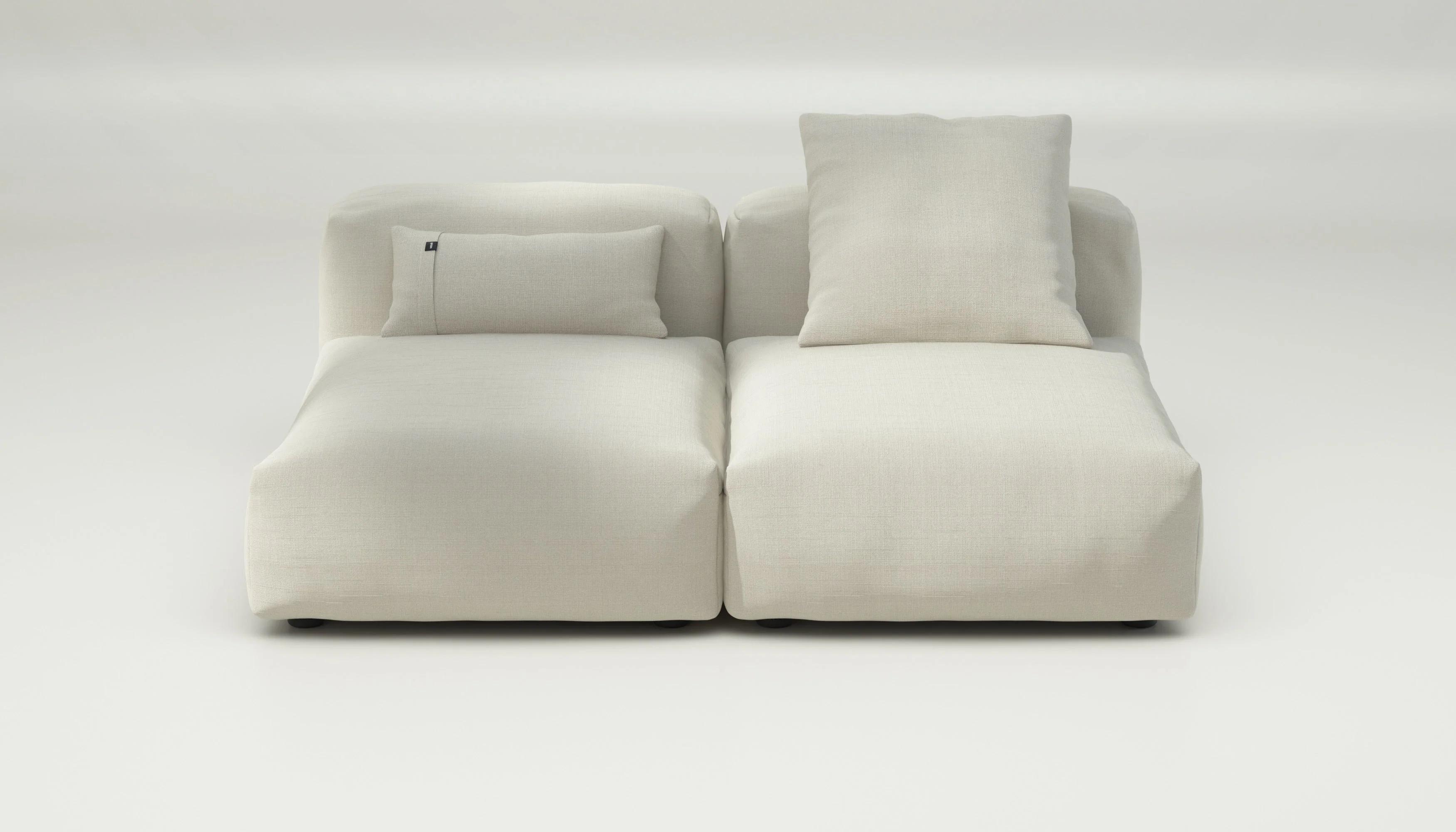 vetsak | Sofa Set 01 Medium - Pique - Creme | Modulaire Sofa | 2.5 Zits