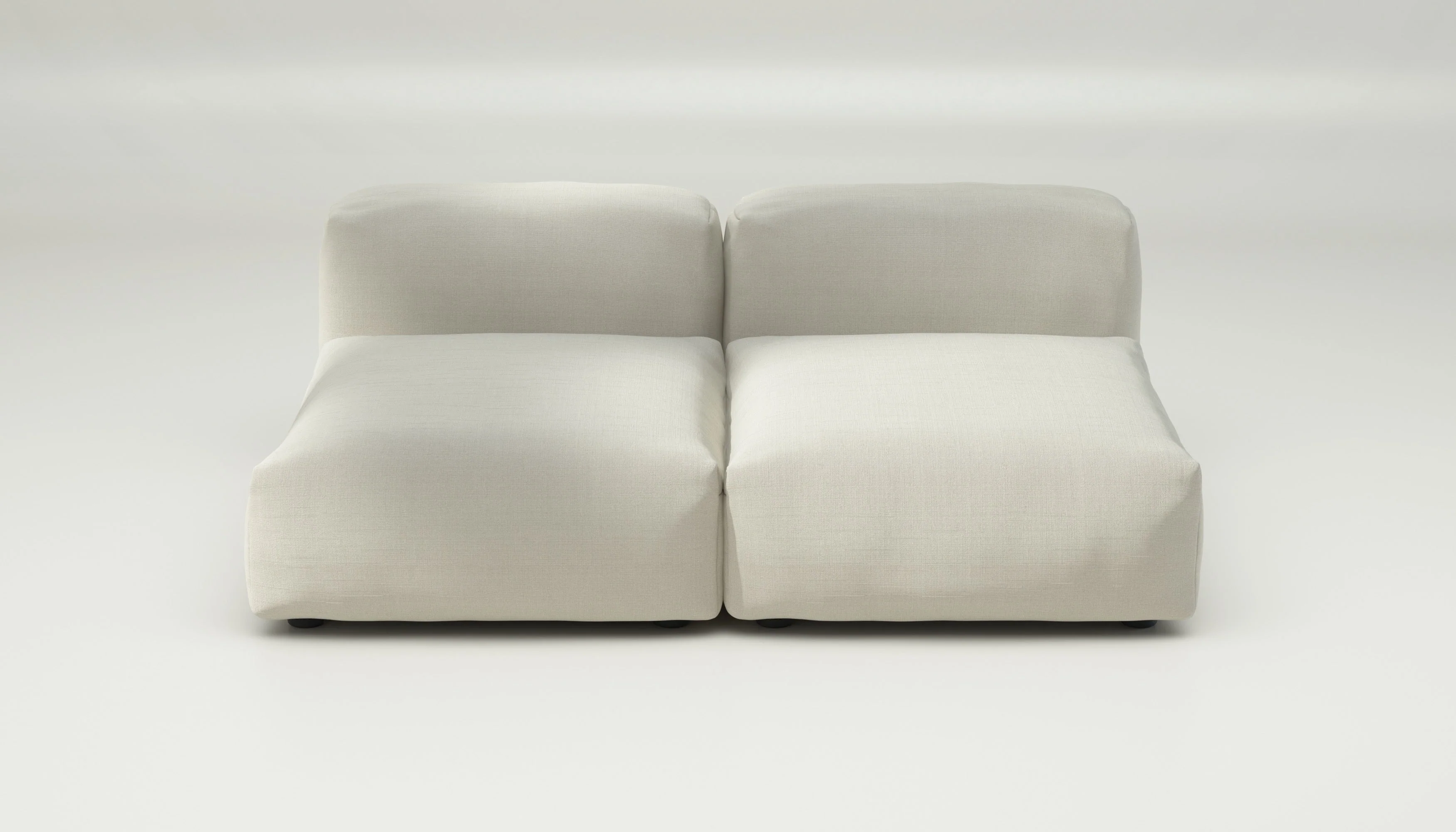 vetsak | Sofa Set 01 Medium - Pique - Creme | Modulaire Sofa | 2.5 Zits - Image 2
