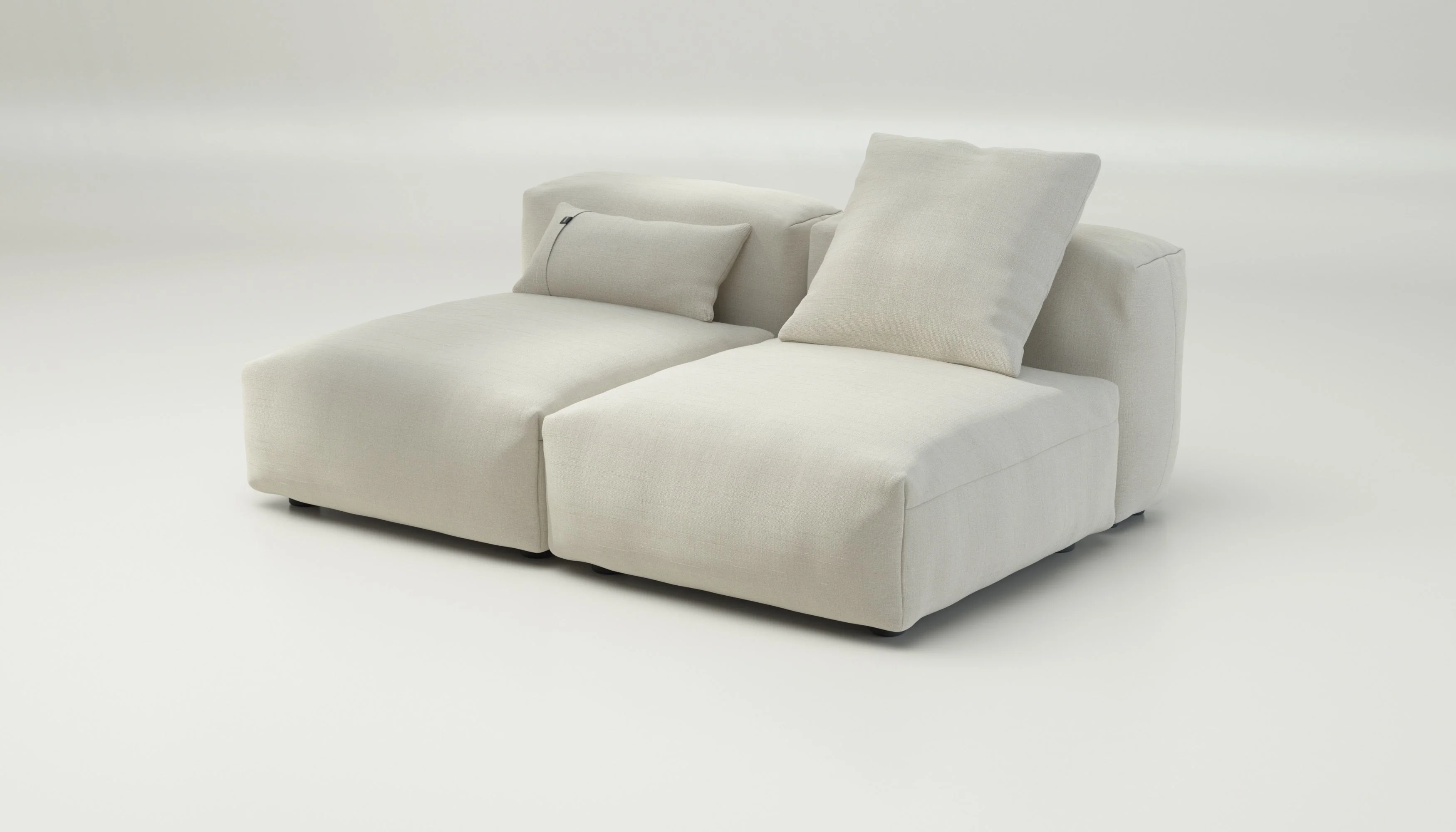 vetsak | Sofa Set 01 Medium - Pique - Creme | Modulaire Sofa | 2.5 Zits - Image 3