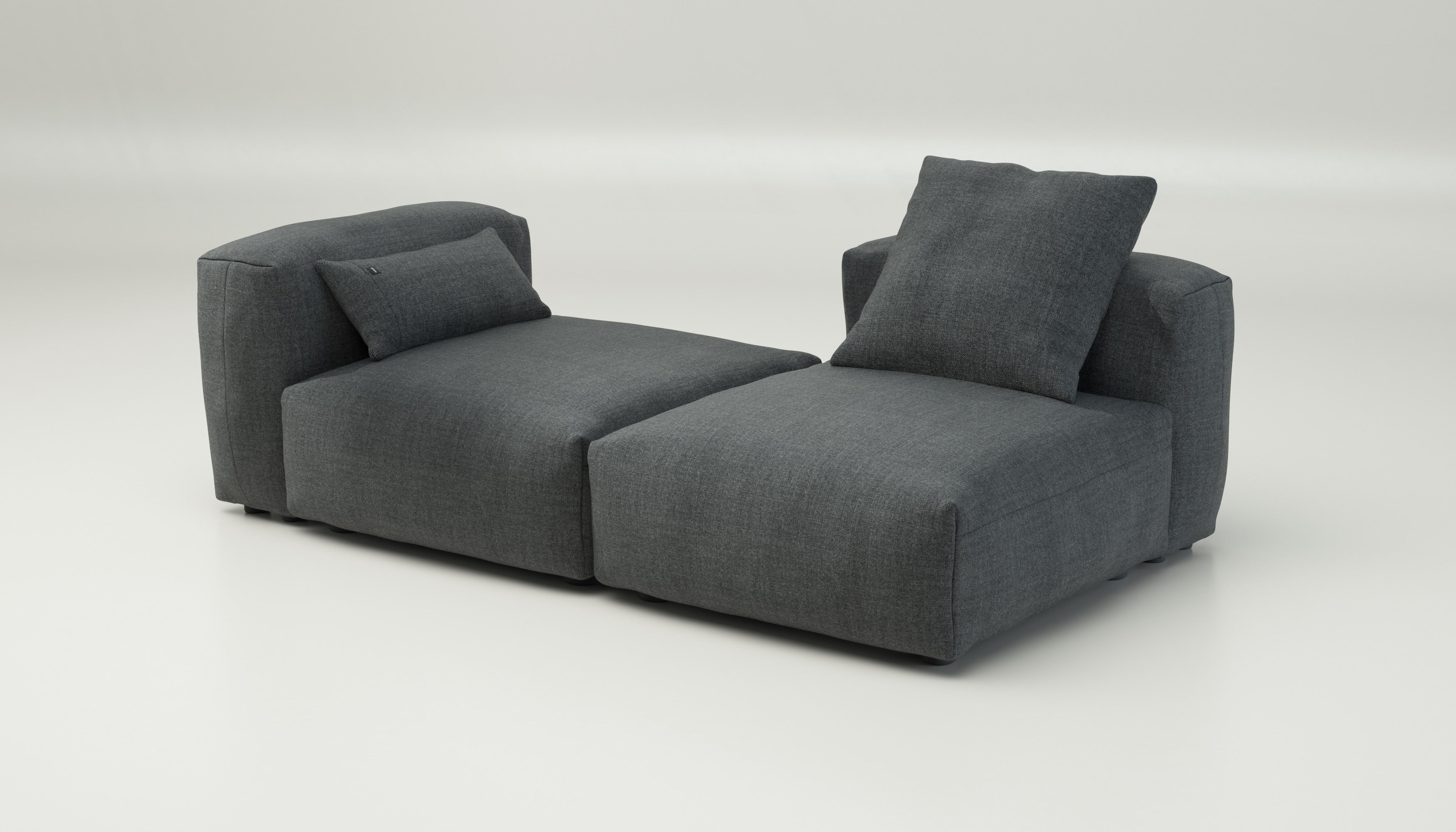 vetsak | Sofa Set 01 Medium - Pique - Dark Grey | Modular Sofa | 2.5 Seater - Image 4