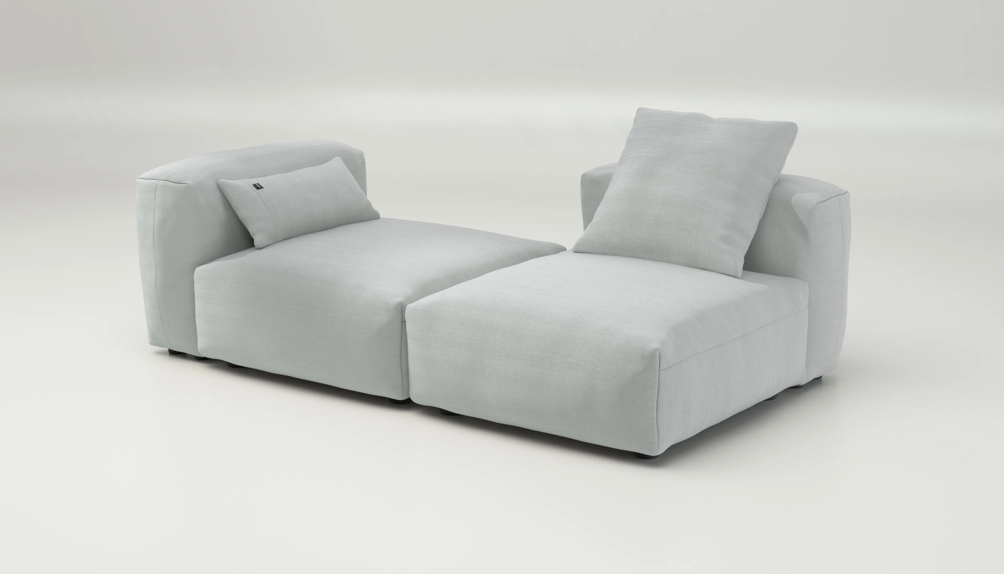 vetsak | Sofa Set 01 Medium - Pique - Light Grey | Modular Sofa | 2.5 Seater - Image 4