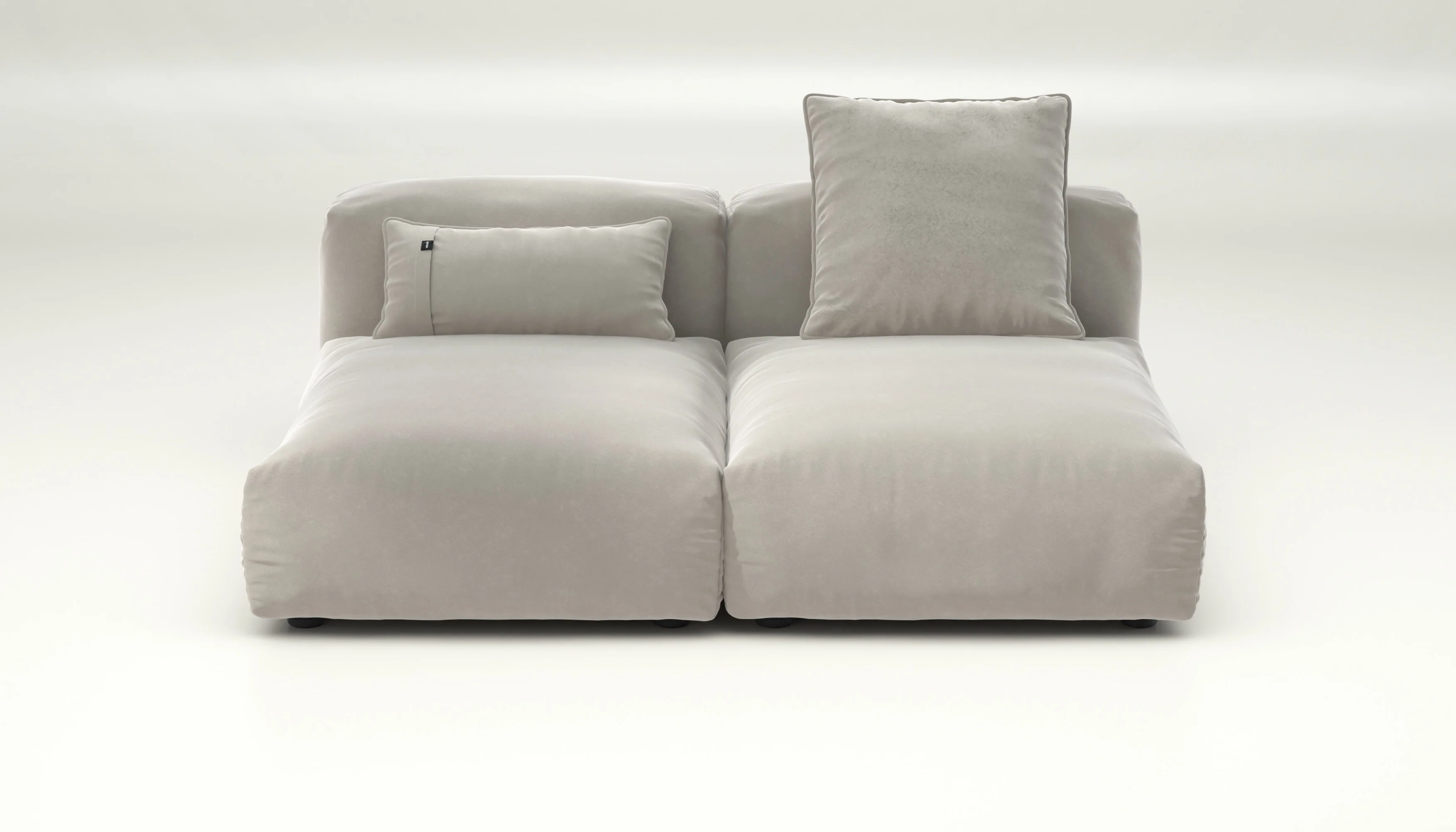 vetsak | Sofa Set 01 Medium - Suave - Clay | Modulaire Sofa | 2.5 Zits