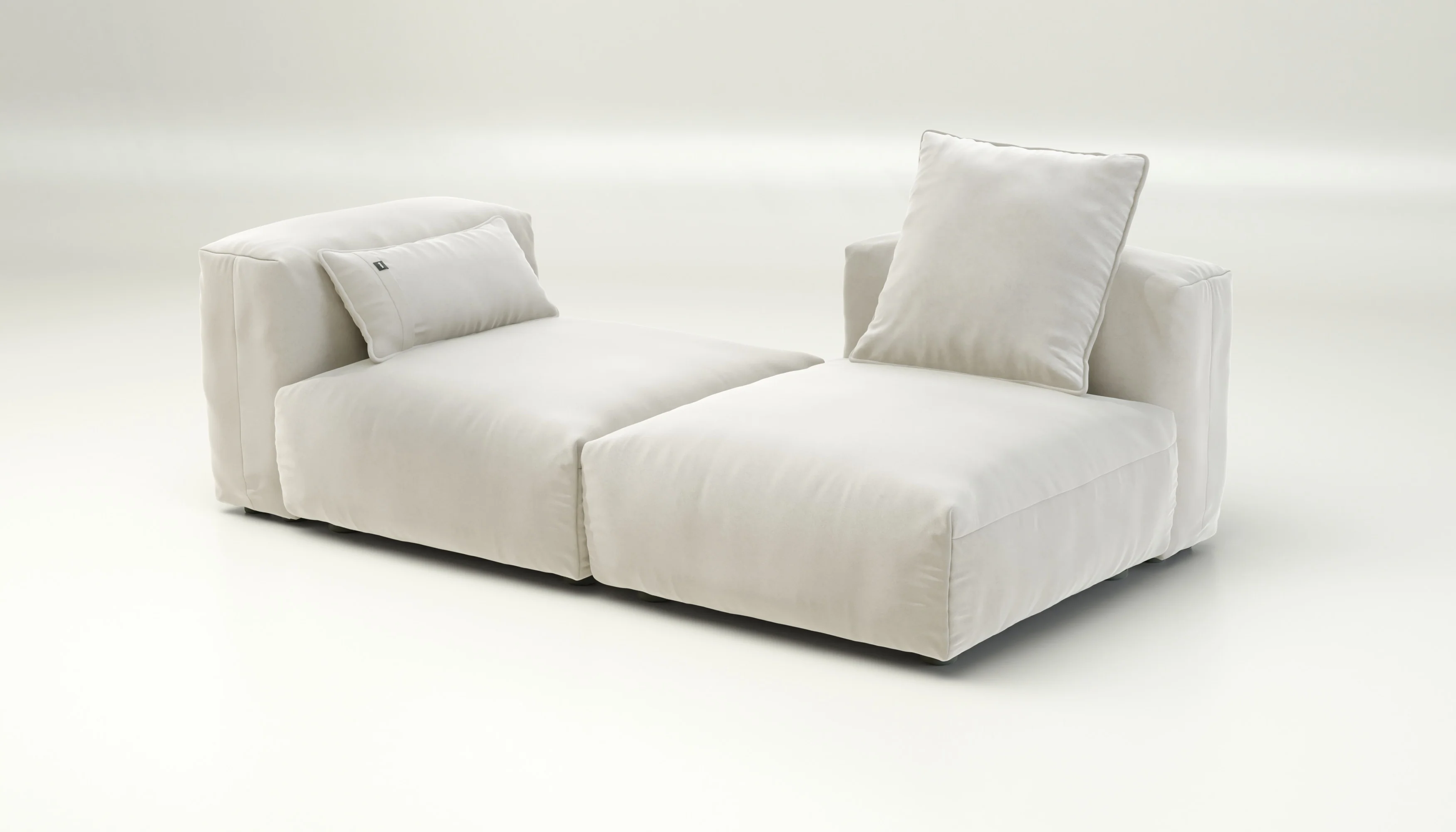 vetsak | Sofa Set 01 Medium - Suave - Pearl | Modular Sofa | 2.5 Seater - Image 3
