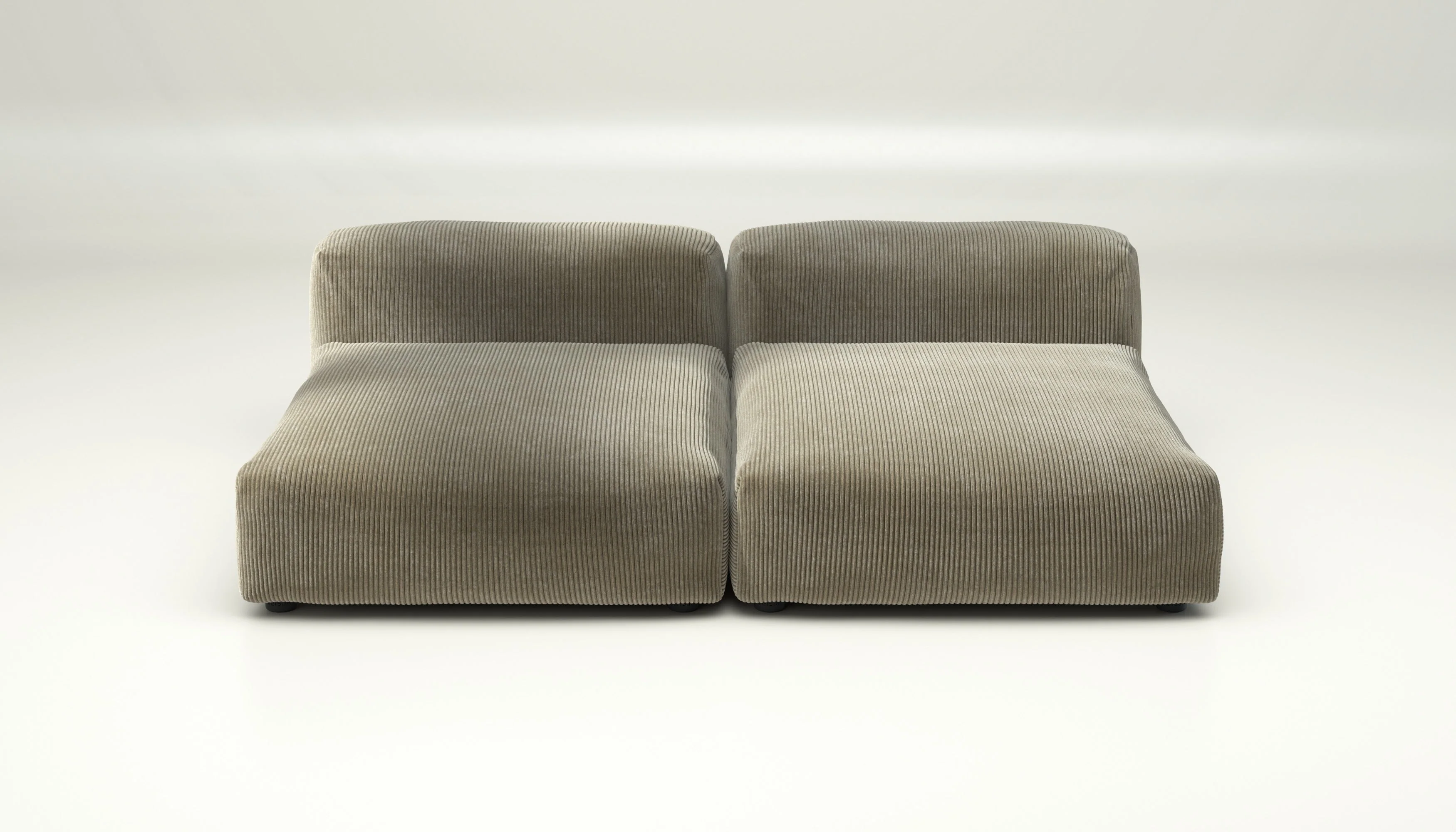 vetsak | Sofa Set 01 XLarge - Cord Velour - Khaki | Modulaire Sofa | 3.5 Zits - Image 2