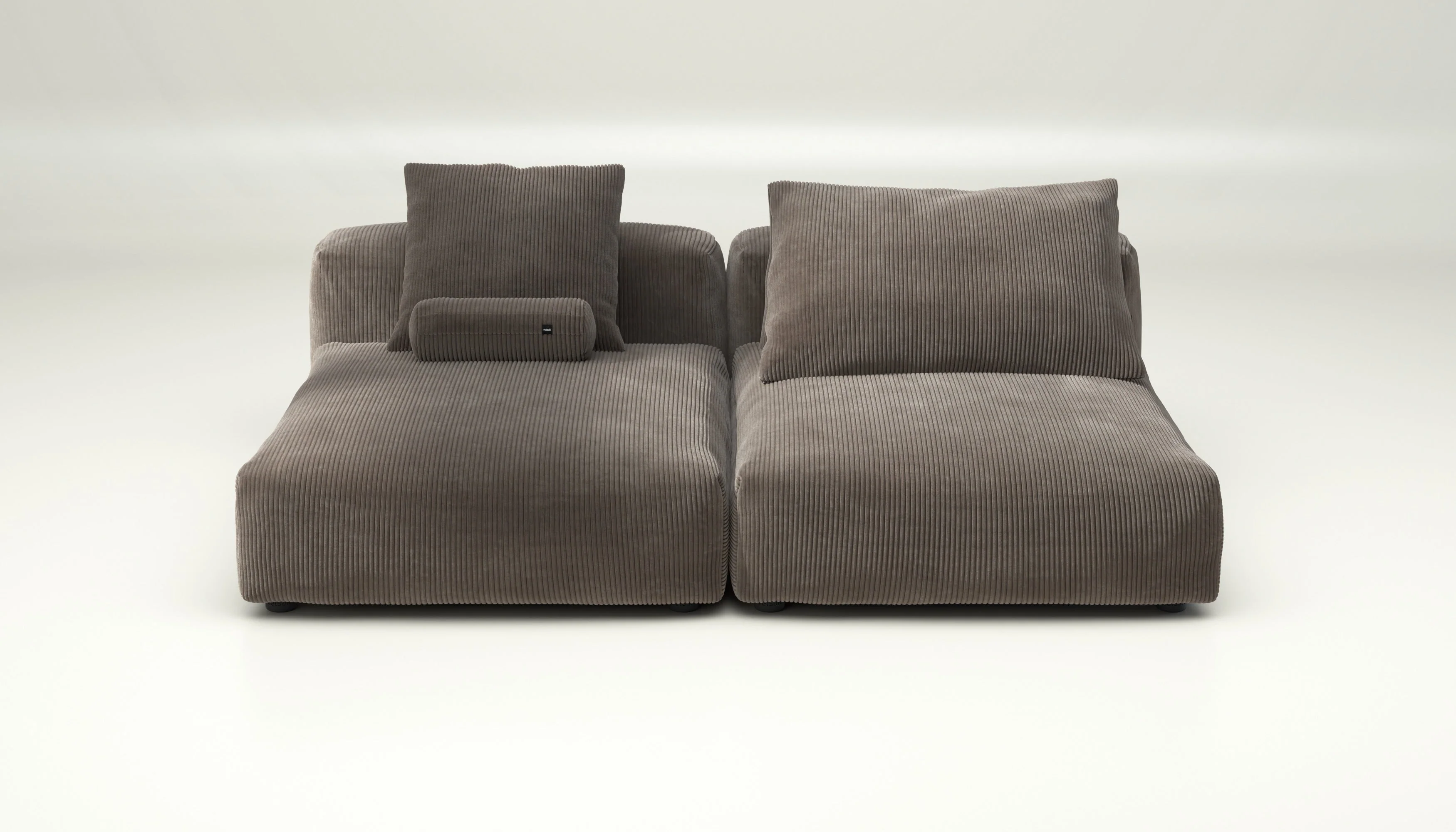 vetsak | Sofa Set 01 XLarge - Cord Velour - Mocha | Modulaire Sofa | 3.5 Zits