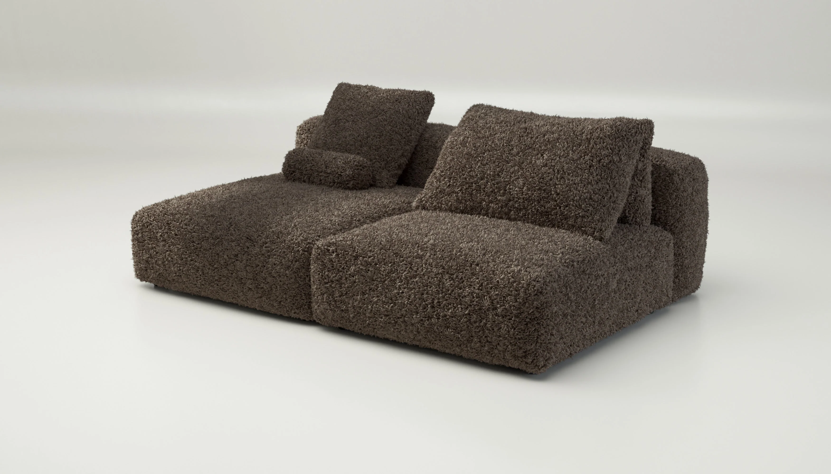 vetsak | Sofa Set 01 XLarge - Doodle - Cacao | Modulaire Sofa | 3.5 Zits - Image 3