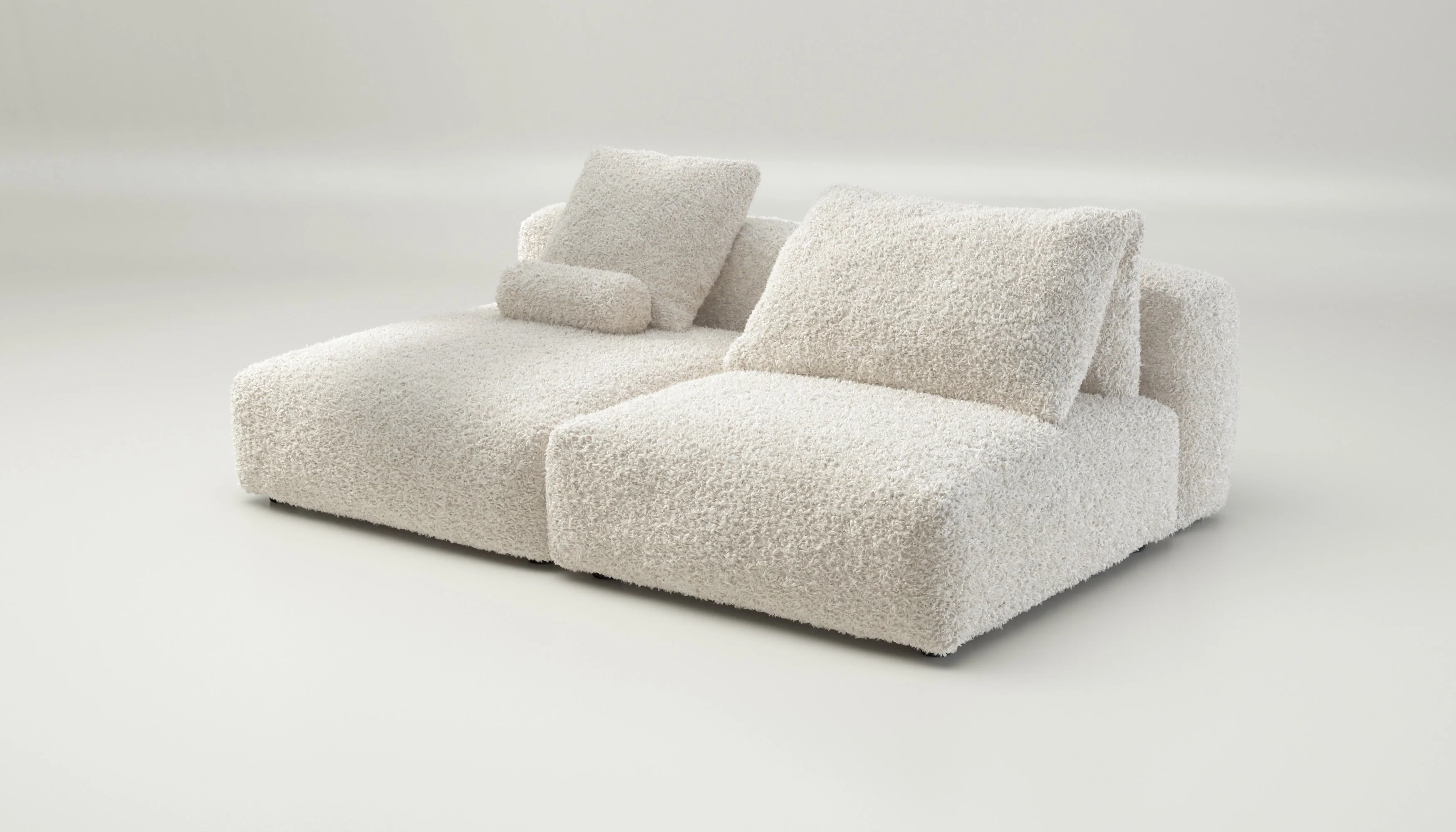 vetsak | Sofa Set 01 XLarge - Doodle - Creme | Modulaire Sofa | 3.5 Zits - Image 3