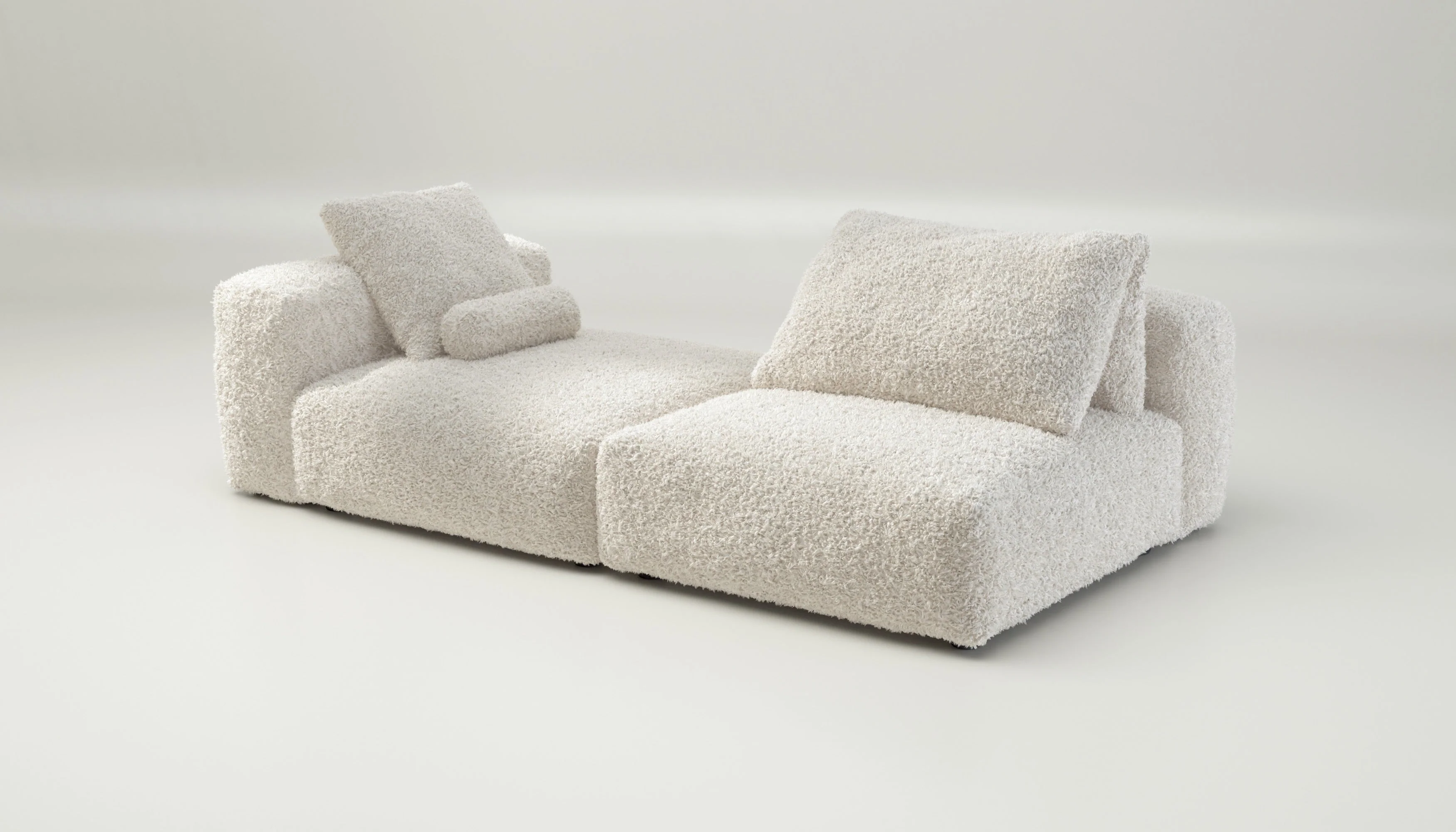 vetsak | Sofa Set 01 XLarge - Doodle - Creme | Modulaire Sofa | 3.5 Zits - Image 4