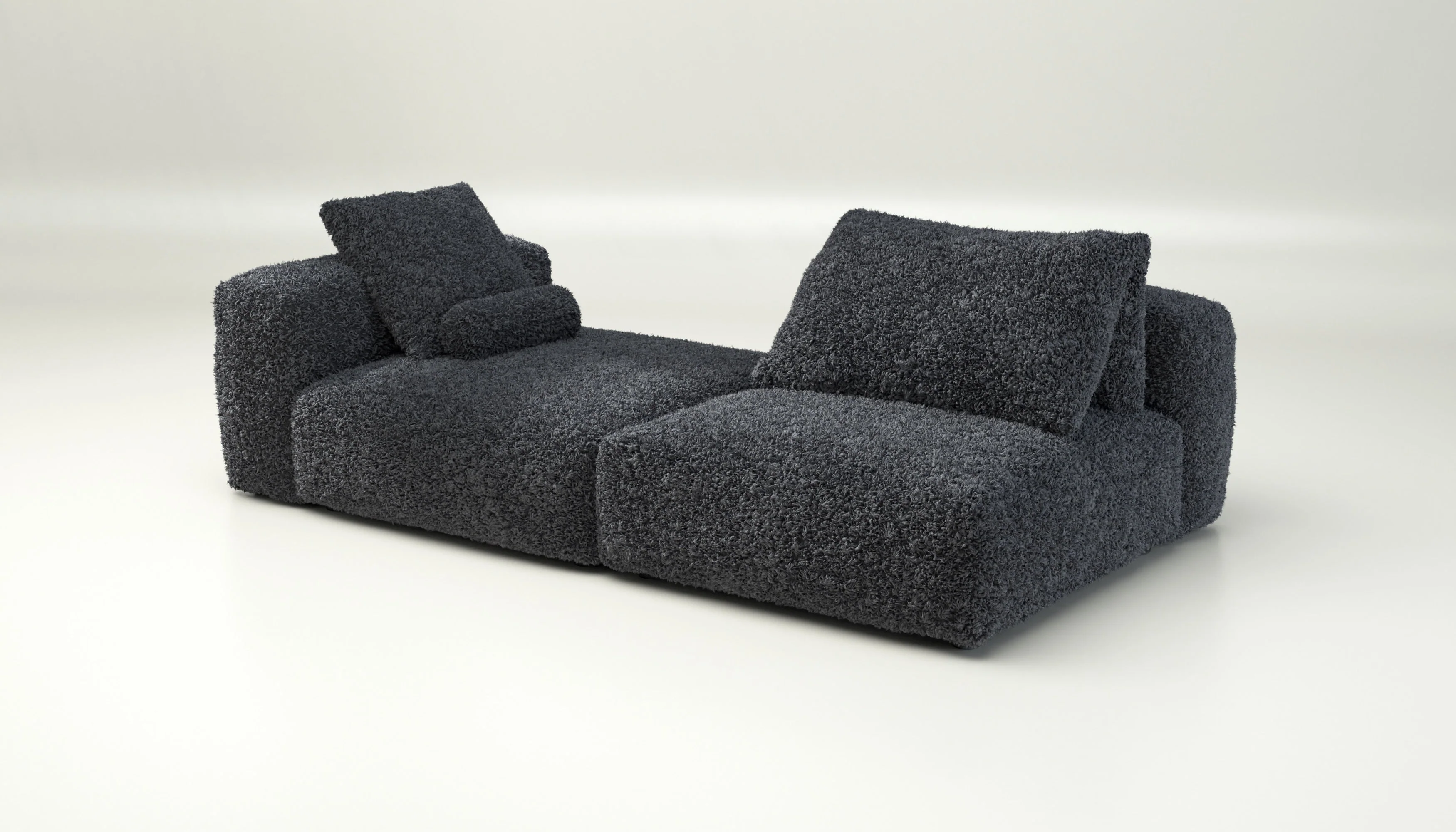 vetsak | Sofa Set 01 XLarge - Doodle - Dark Grey | Modulaire Sofa | 3.5 Zits - Image 4