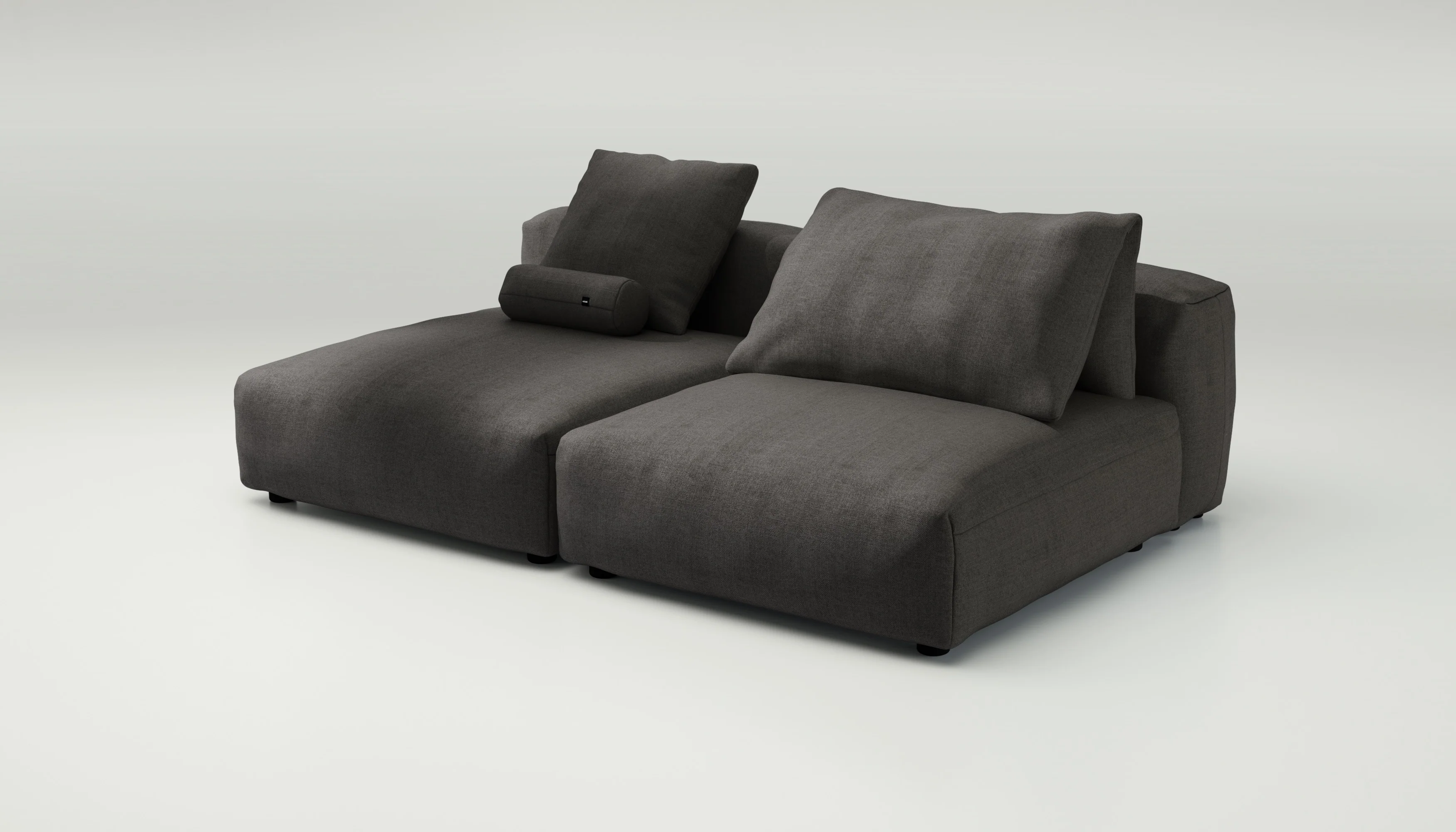 vetsak | Sofa Set 01 XLarge - Herringbone - Dark Grey | Modular Sofa | 3.5 Seater - Image 3