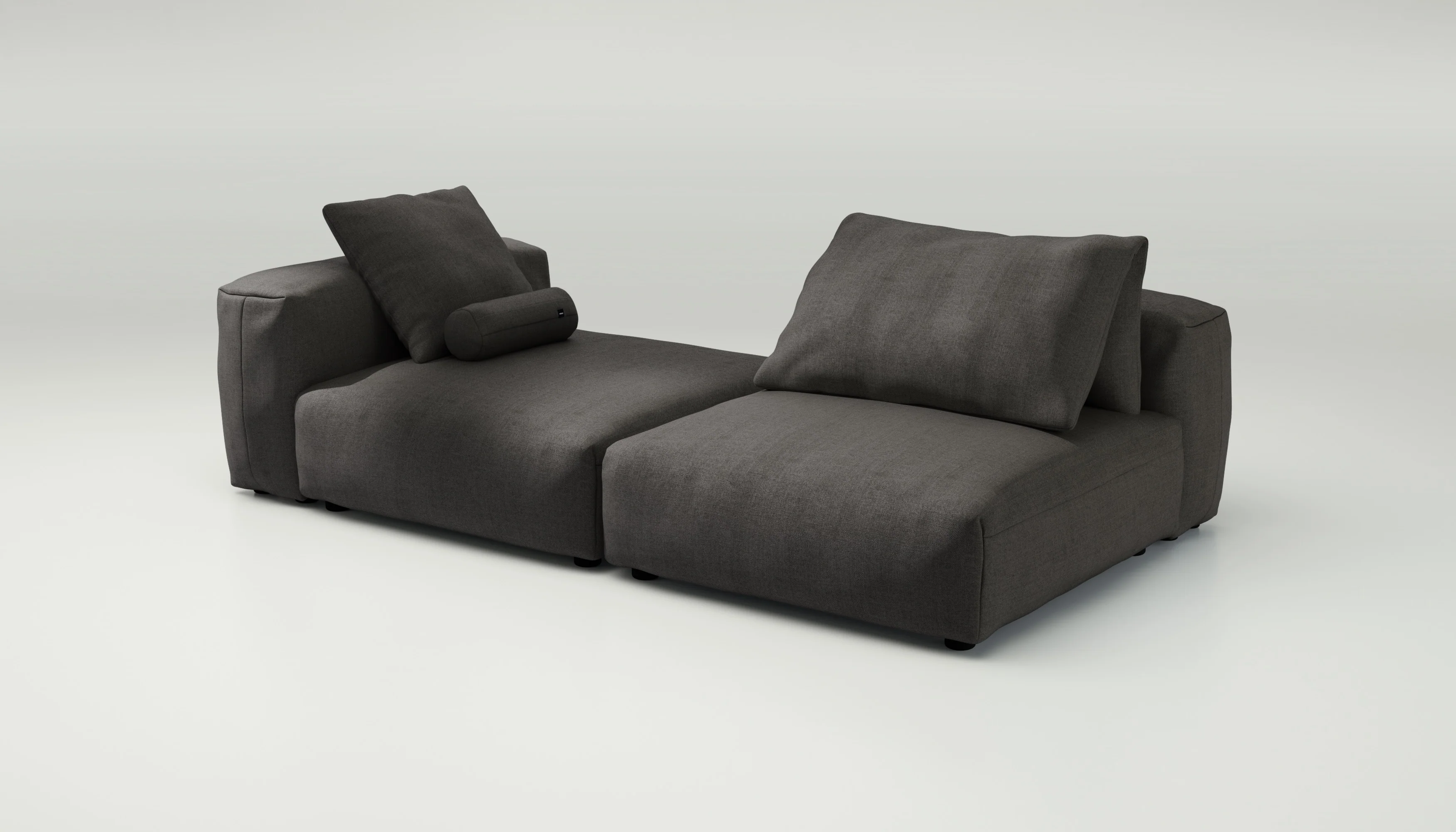 vetsak | Sofa Set 01 XLarge - Herringbone - Dark Grey | Modular Sofa | 3.5 Seater - Image 4