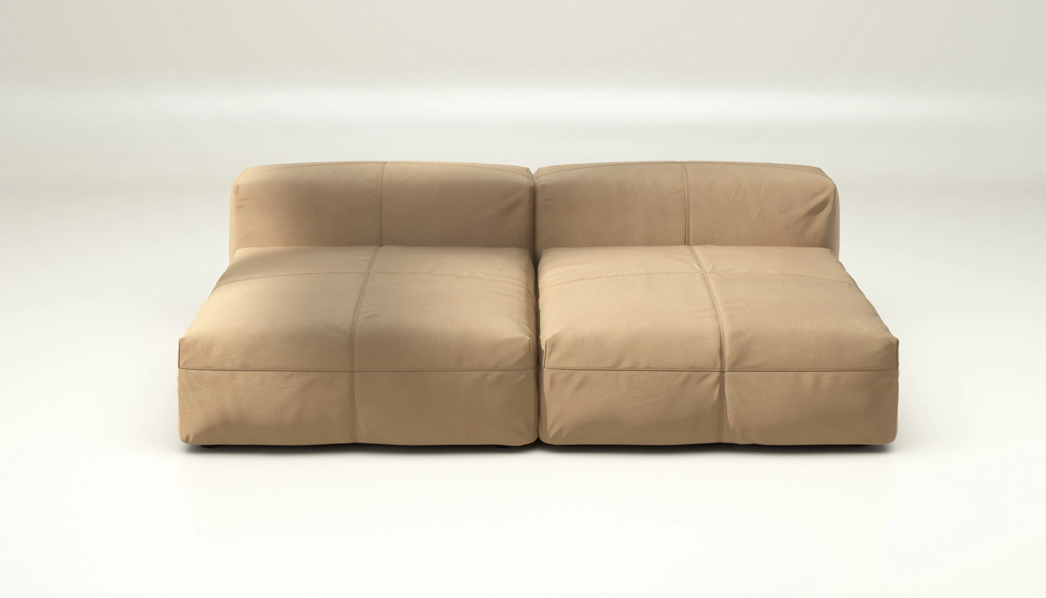 vetsak | Sofa Set 01 XLarge - Leather - Beige | Modulaire Sofa | 3.5 Zits - Image 2
